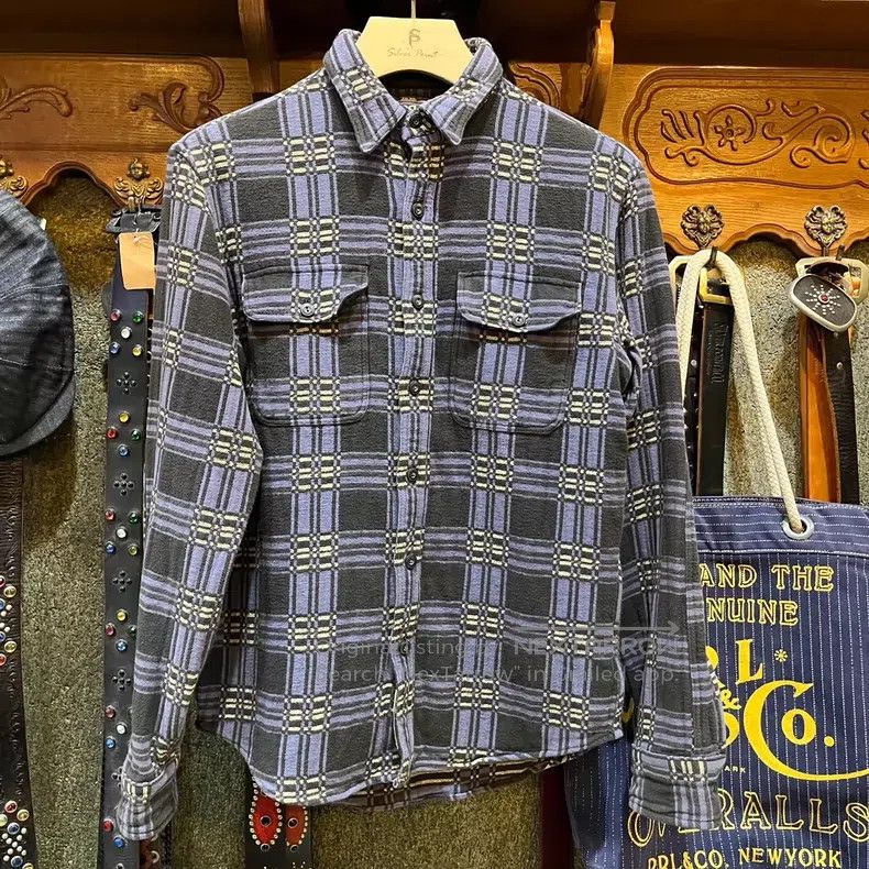 RRL Ralph Lauren RRL Ralph Lauren Depp's same thick checkered shirt Size US S / EU 44-46 / 1 - 1 Thumbnail
