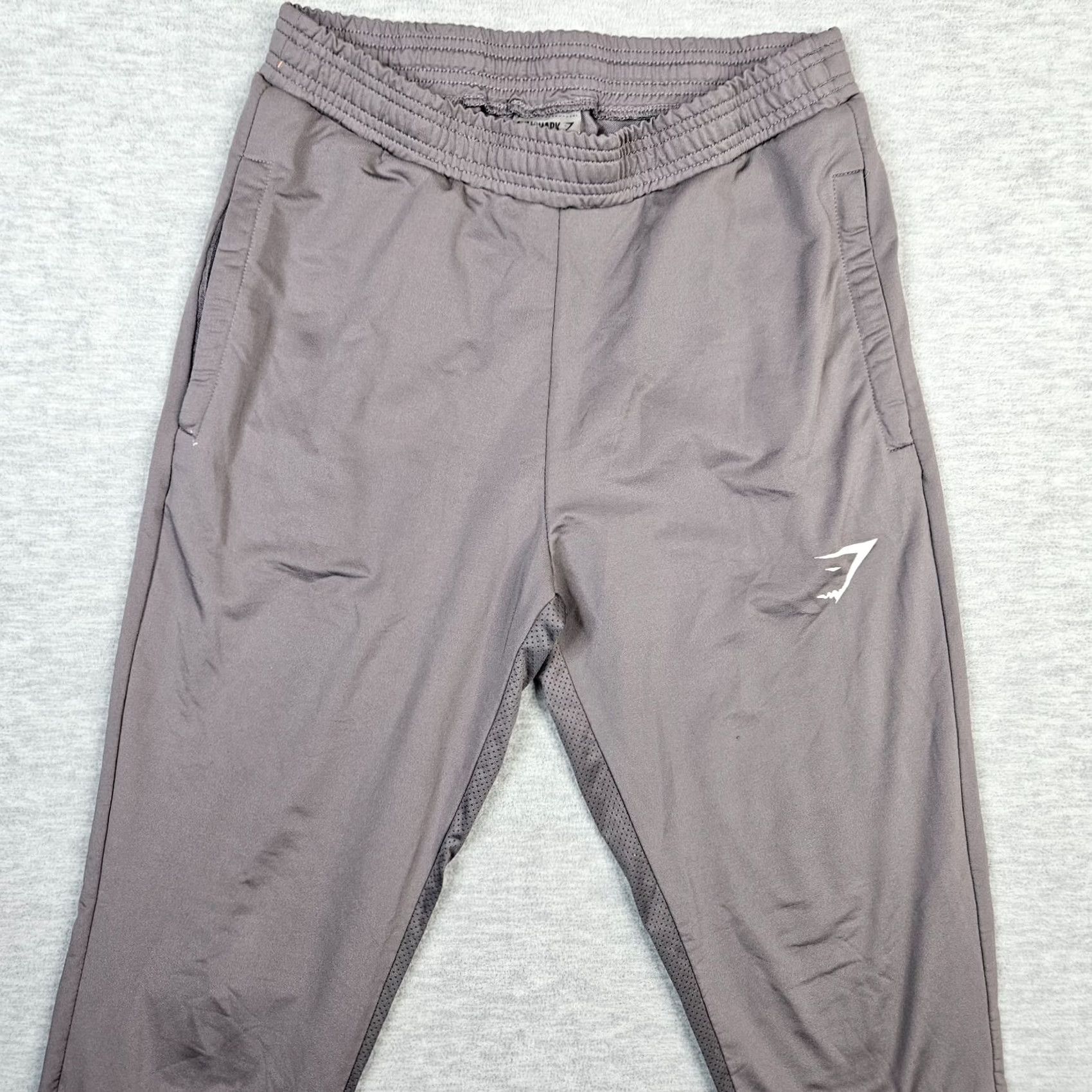 Gymshark Gymshark Men’s Gray workout Gym Running Sport Run pants S Athletic Tapered Regular Drawstring Activewear Pants Mens Size US 29 - 6 Thumbnail
