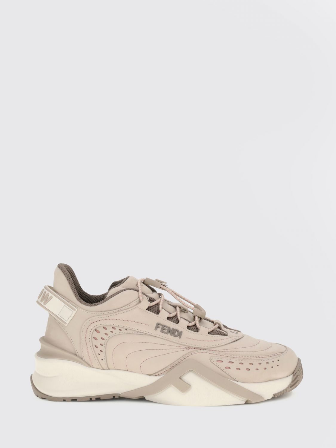 Fendi Fendi Sneakers Woman Brown Size US 7.5 / IT 37.5 - 1 Thumbnail
