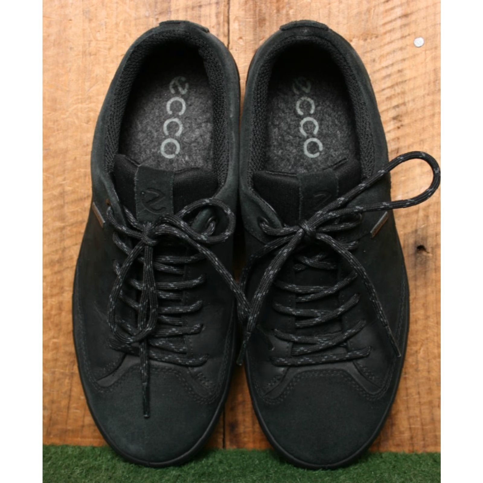 Ecco ECCO Soft 7 Tred Black Leather Gore-Tex Sneakers EUR 39 US 5-5.5 Men’s Shoes Sneaker Casual Leather Upper Size US 5.5 / EU 38 - 4 Thumbnail