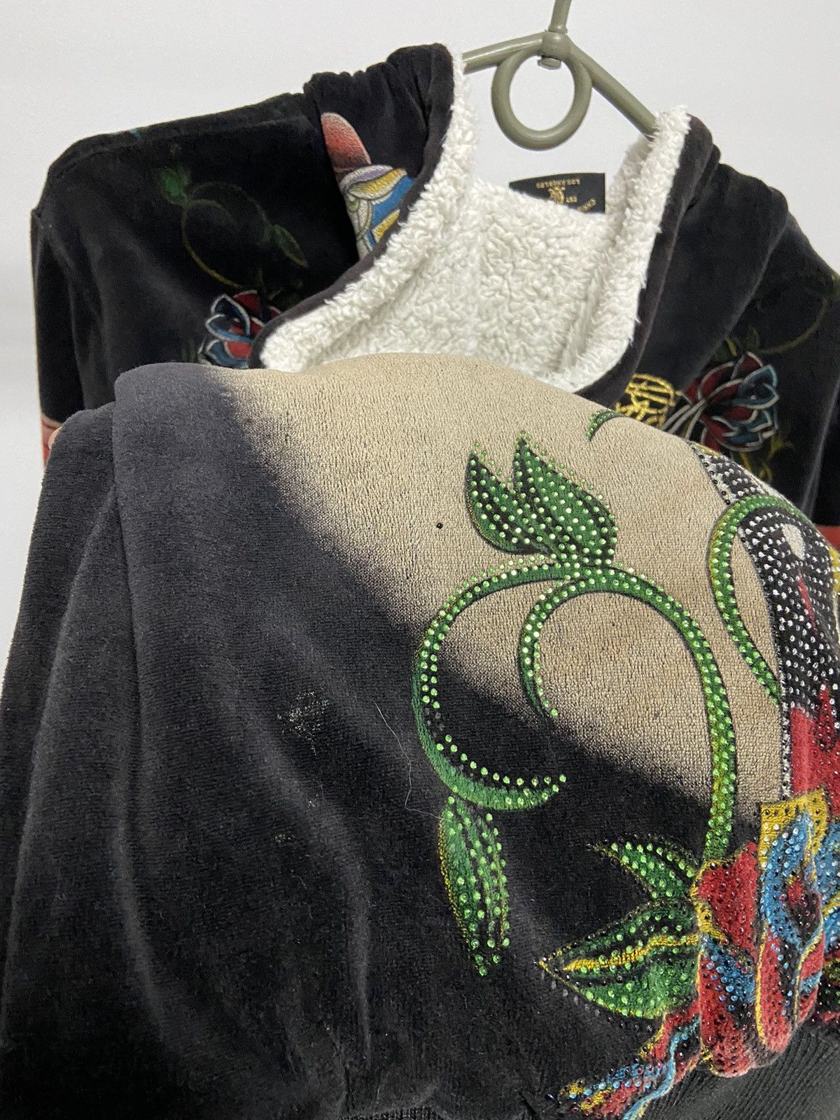 Christian Audigier × Ed Hardy × Vintage Ed Hardy Christian Audigier Zip Hoodie Big Logo Vintage Size M / US 6-8 / IT 42-44 - 10 Thumbnail