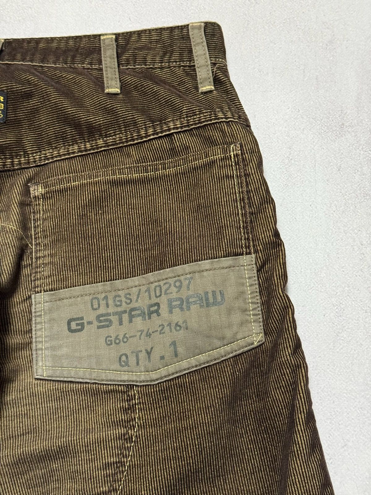 G-Star × If Six Was Nine × Japanese Brand Vintage G Star Raw Denim Pants Brown Baggy Y2K 90s Japanese Size US 30 / EU 46 - 4 Thumbnail