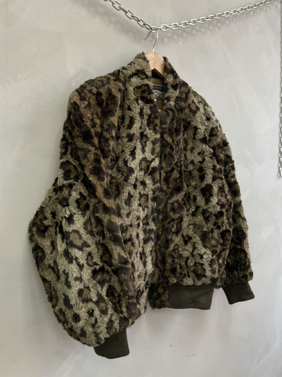 Le Grande Bleu (L.G.B.) Hysteric glamour style Faux Fur Leopard Jacket 90s Y2K Style Size US S / EU 44-46 / 1 - 5 Thumbnail