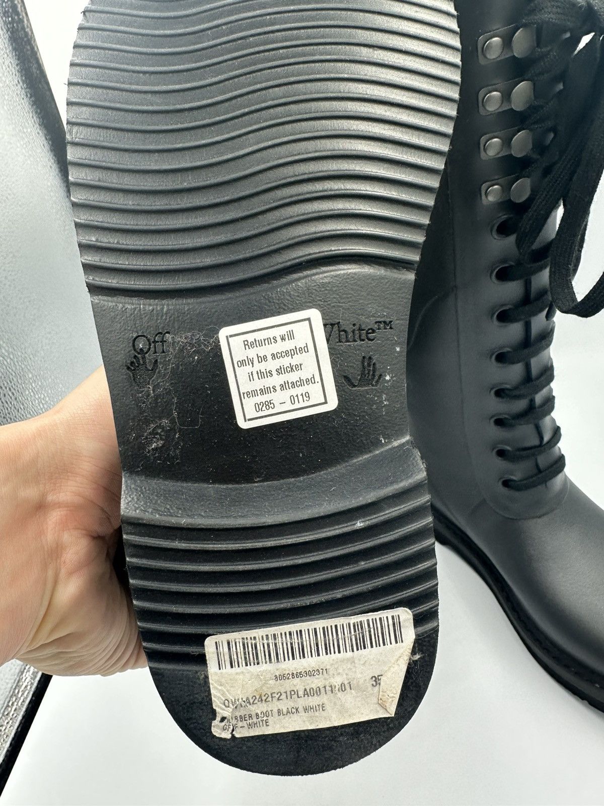 Off-White OFF-WHITE RIDER BOOTS Size US 5 / IT 35 - 15 Thumbnail