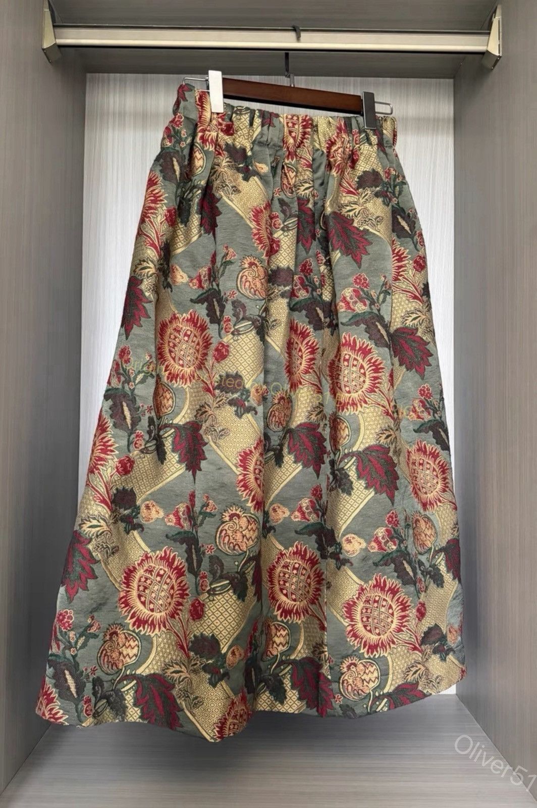 Uma Wang Uma Wang 16AW jacquard‑embroidered skirt YYYY17/2610 Size M / US 6-8 / IT 42-44 - 1 Thumbnail