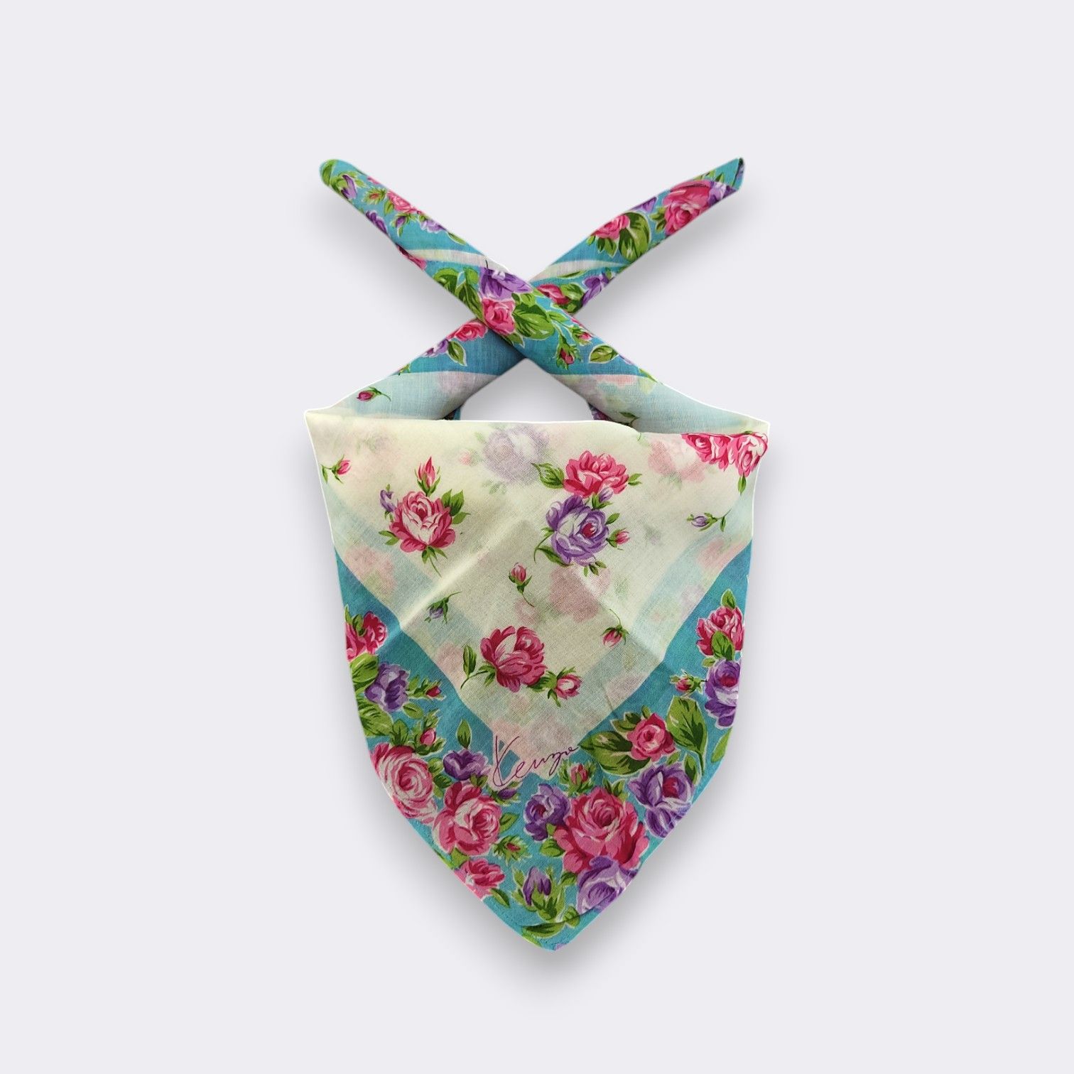 Kenzo × Vintage Vintage Kenzo Handkerchief Neckerchief Bandana H372I Size ONE SIZE - 1 Thumbnail