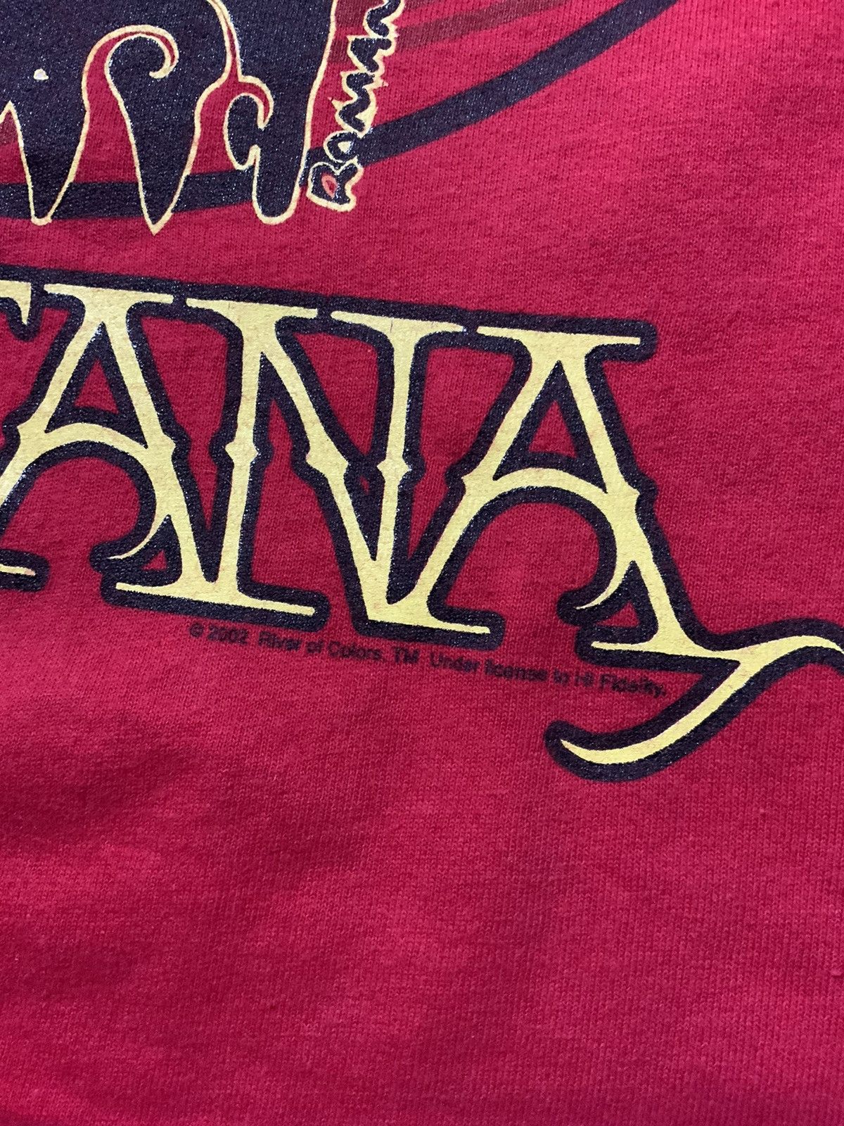 2002 Carlos Santana River Of Colors Michael Roman T-Shirt