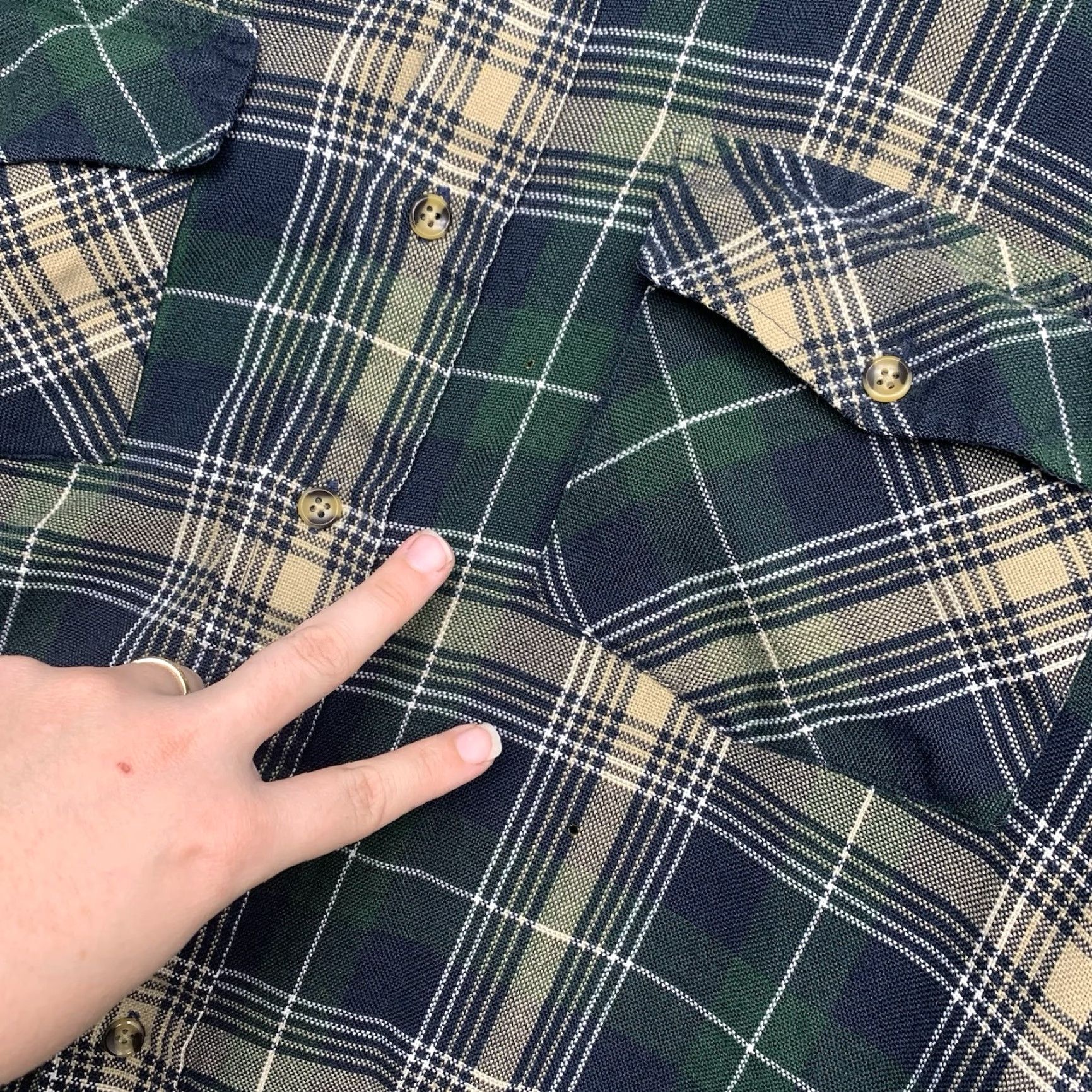 Vintage VINTAGE Towncraft Flannel Shirt Lined Mens XL Plaid Workwear Shacket Size US XL / EU 56 / 4 - 4 Thumbnail
