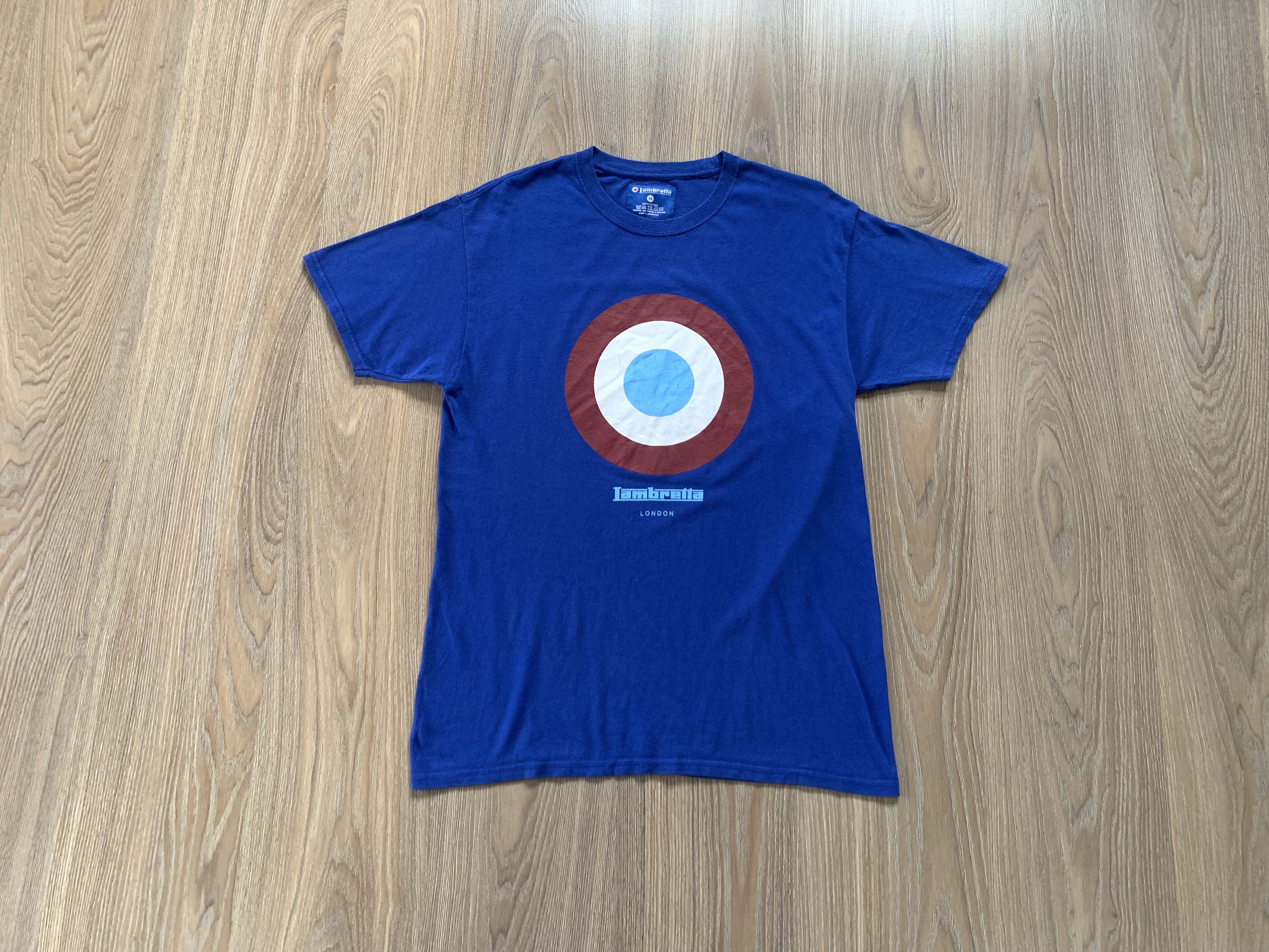 Lambretta Lambretta Cotton Blue Printed T Shirt Size US M / EU 48-50 / 2 - 8 Thumbnail