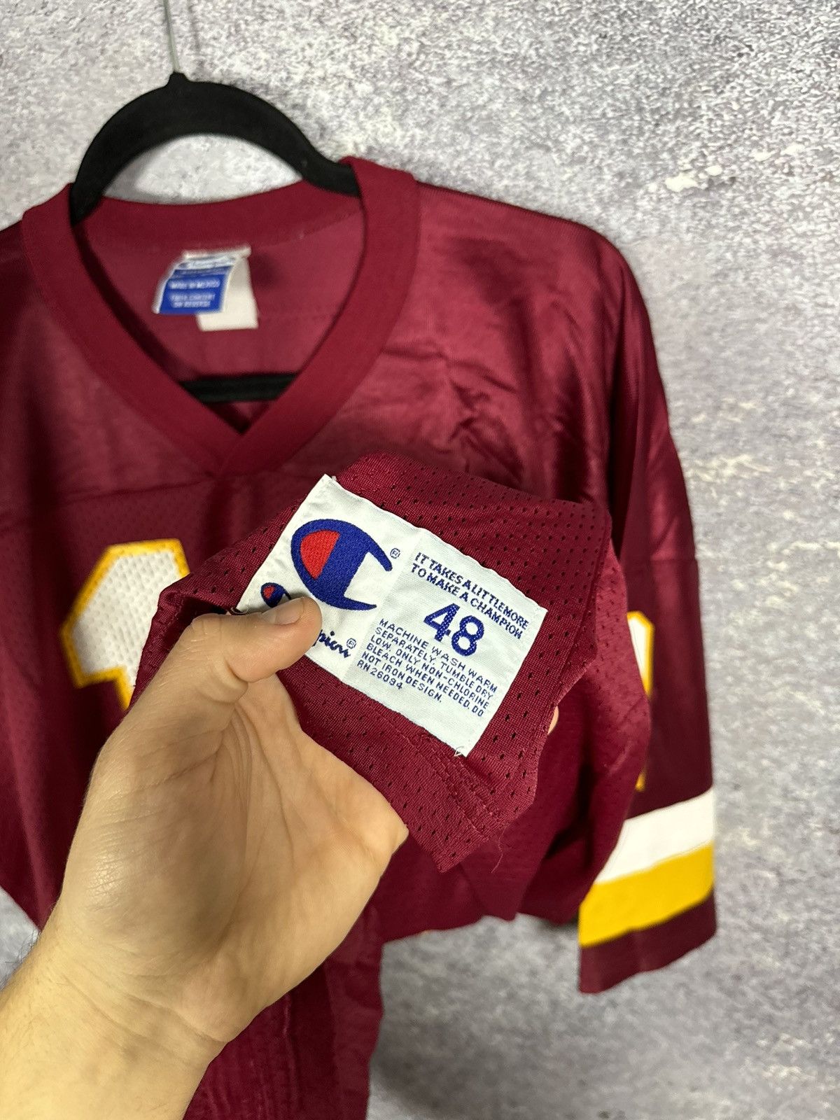 Champion × NFL × Vintage FREROTTE 90’s Washington Redskins 1995 Champion NFL jersey Size US XL / EU 56 / 4 - 13 Thumbnail