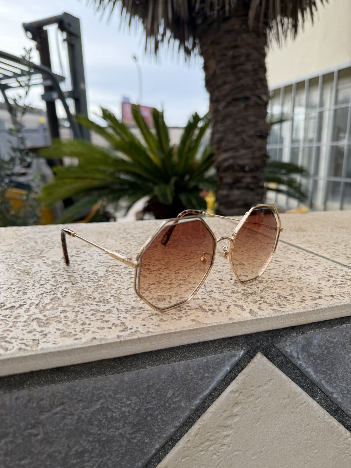 Dior Sunglasses Gold Vintage