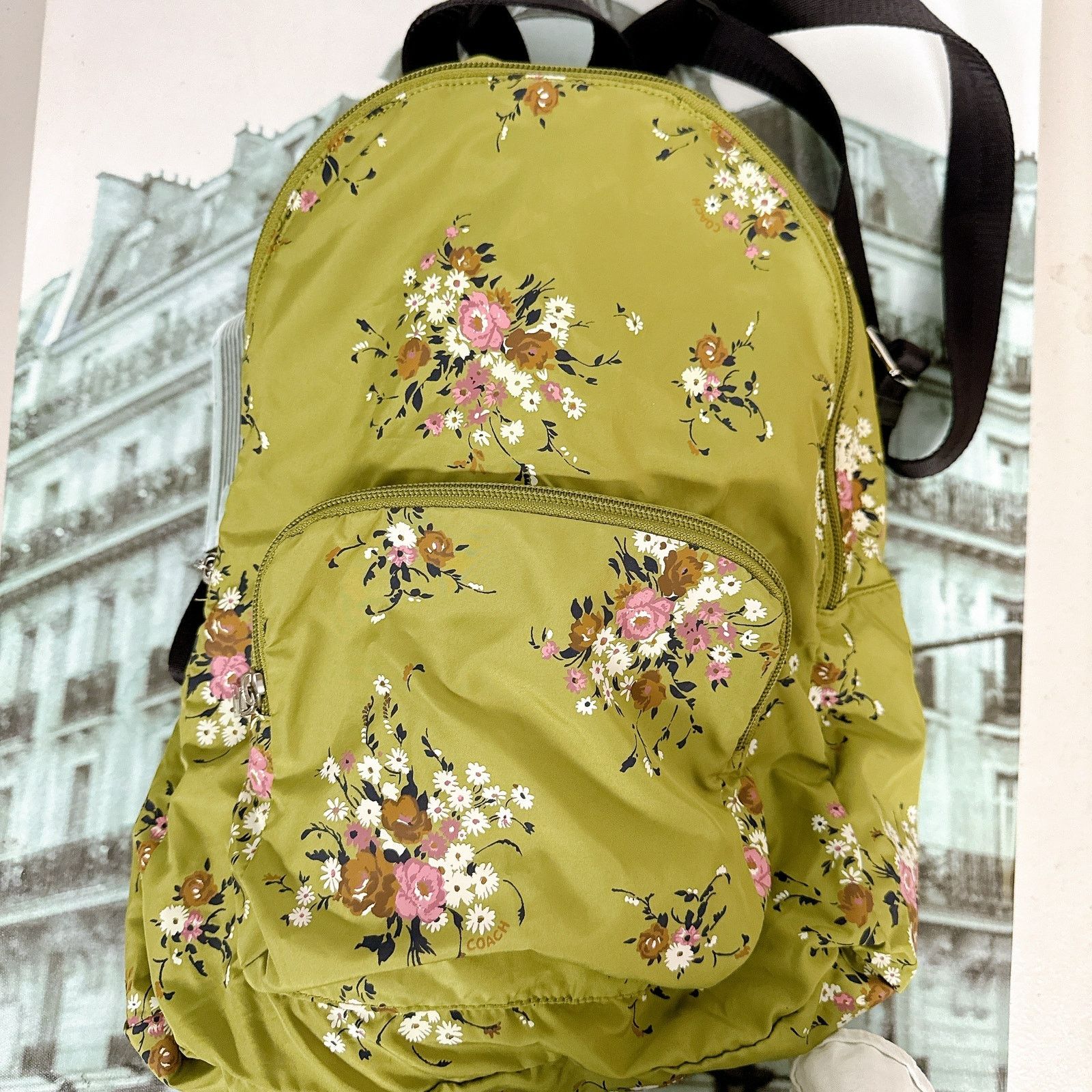 coach backpack floral Mini Court Bag Charm With Print Coach Hudson Backpack with Aloha Floral Print Style No Leather backpack Coach Multicolour in