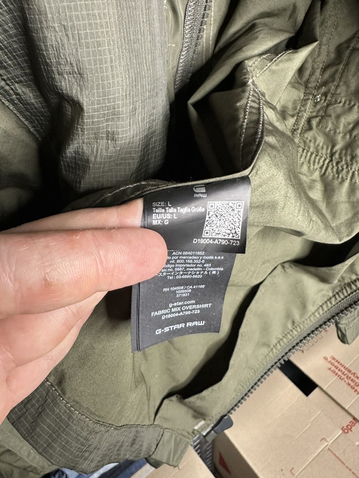 G-Star G Star Fabric Mix Overshirt Men’s Jacket Size L Size US L / EU 52-54 / 3 - 6 Thumbnail