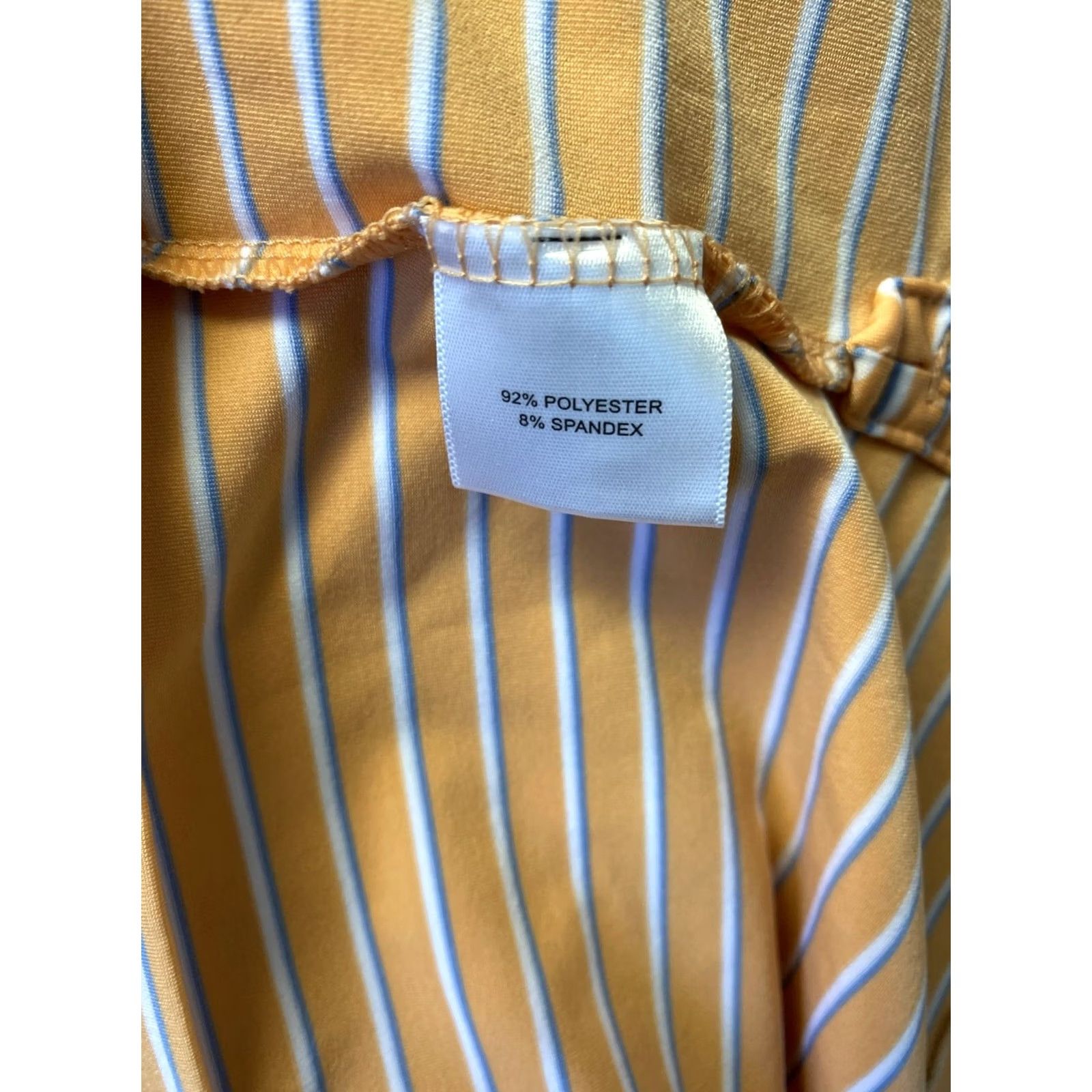 Peter Millar Peter Millar Golf Polo Shirt Men’s 2XL Orange Striped Summer Comfort /0709 Size US XXL / EU 58 / 5 - 6 Thumbnail