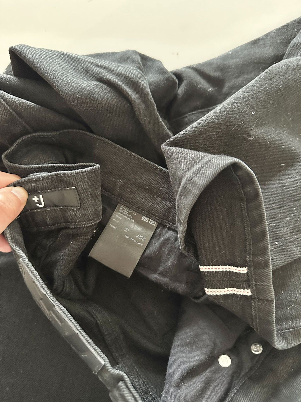 Jil Sander × Uniqlo Uniqlo J+ Jil Sander Selvedge Jeans Denim Slim Straight Size US 29 - 6 Thumbnail