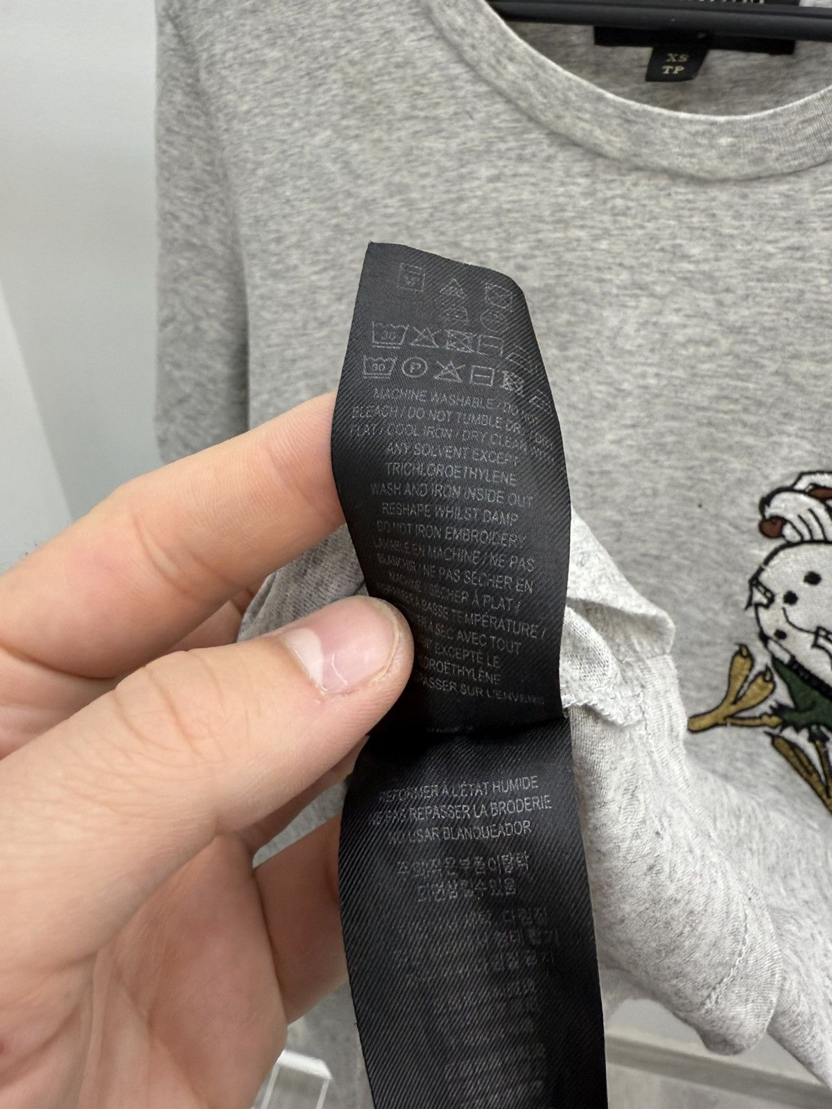 Burberry Burberry Bird Police Embroidered Cotton Tee T-shirt Size US XS / EU 42 / 0 - 7 Thumbnail