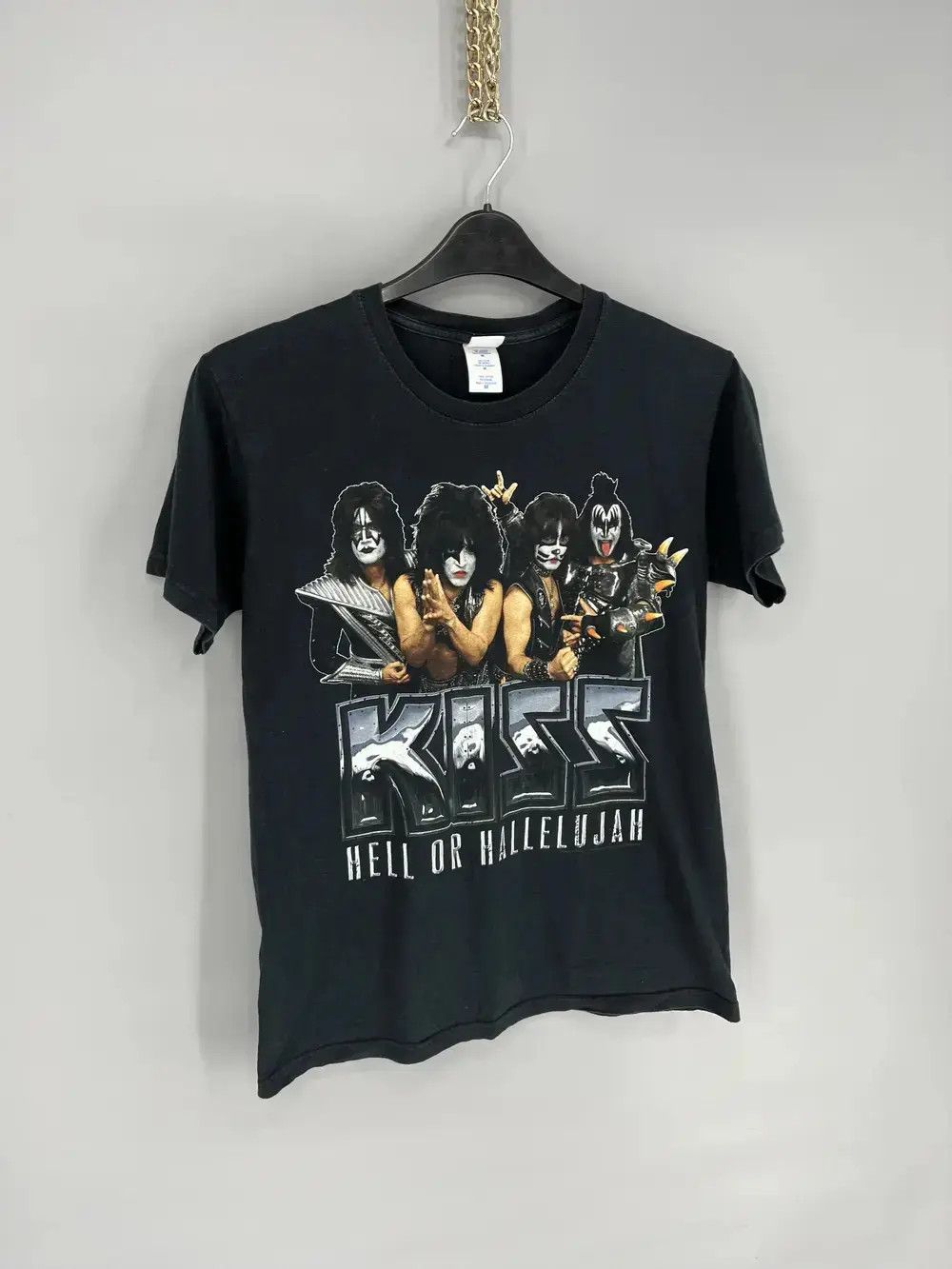 Band Tees Vintage Y2K Kiss Skulls Dead Face Band Rock Streetwear Size US M / EU 48-50 / 2 - 2 Thumbnail