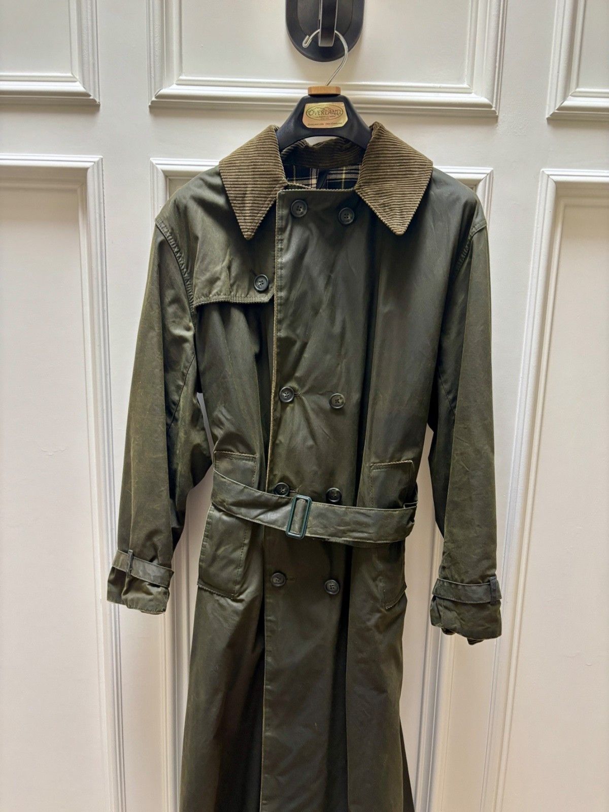 Barbour Limited Edition Vintage '94 A600 Sage Barbour Trench Coat Size US XL / EU 56 / 4 - 6 Thumbnail