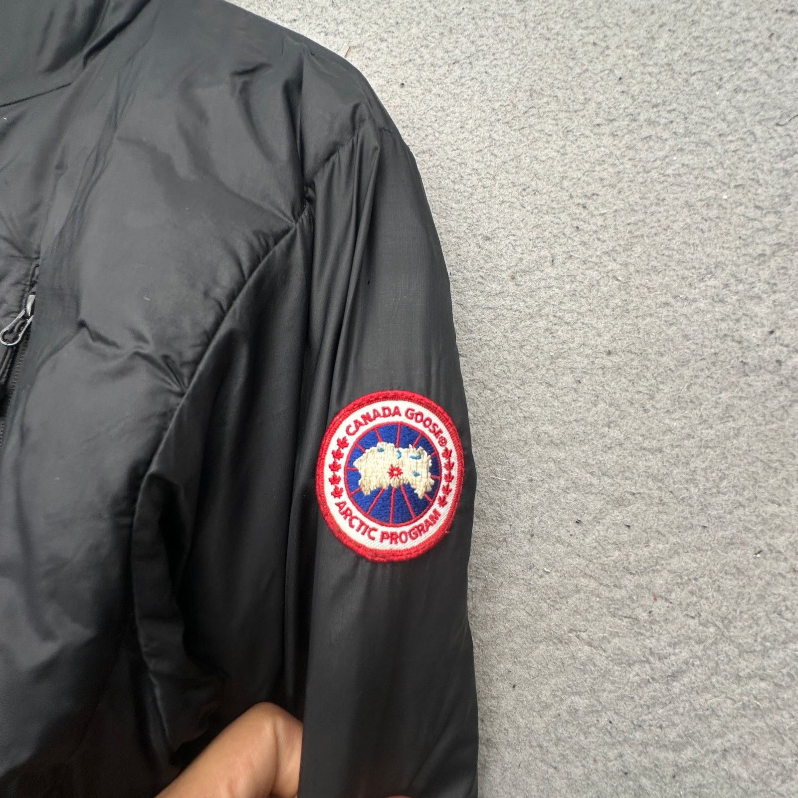 Canada Goose Canada Goose Lodge Jacket 5056M Black Mens Small PATCHED Size US S / EU 44-46 / 1 - 11 Thumbnail