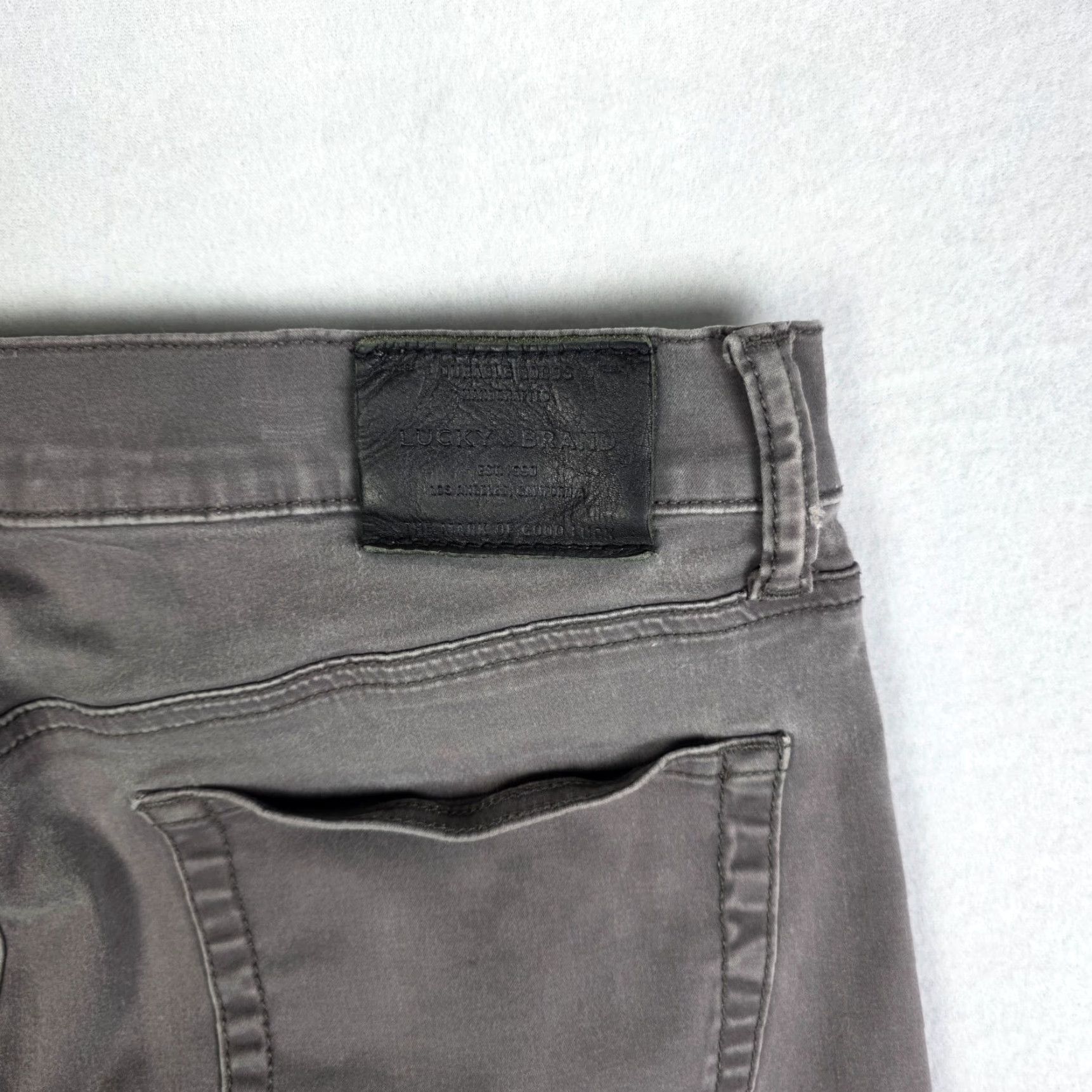 Lucky Brand Lucky Brand 121 Slim Pants Mens 34x32 Gray Chino Gorpcore Casual Outdoors Chino Slimming Mens Size US 34 / EU 50 - 6 Thumbnail