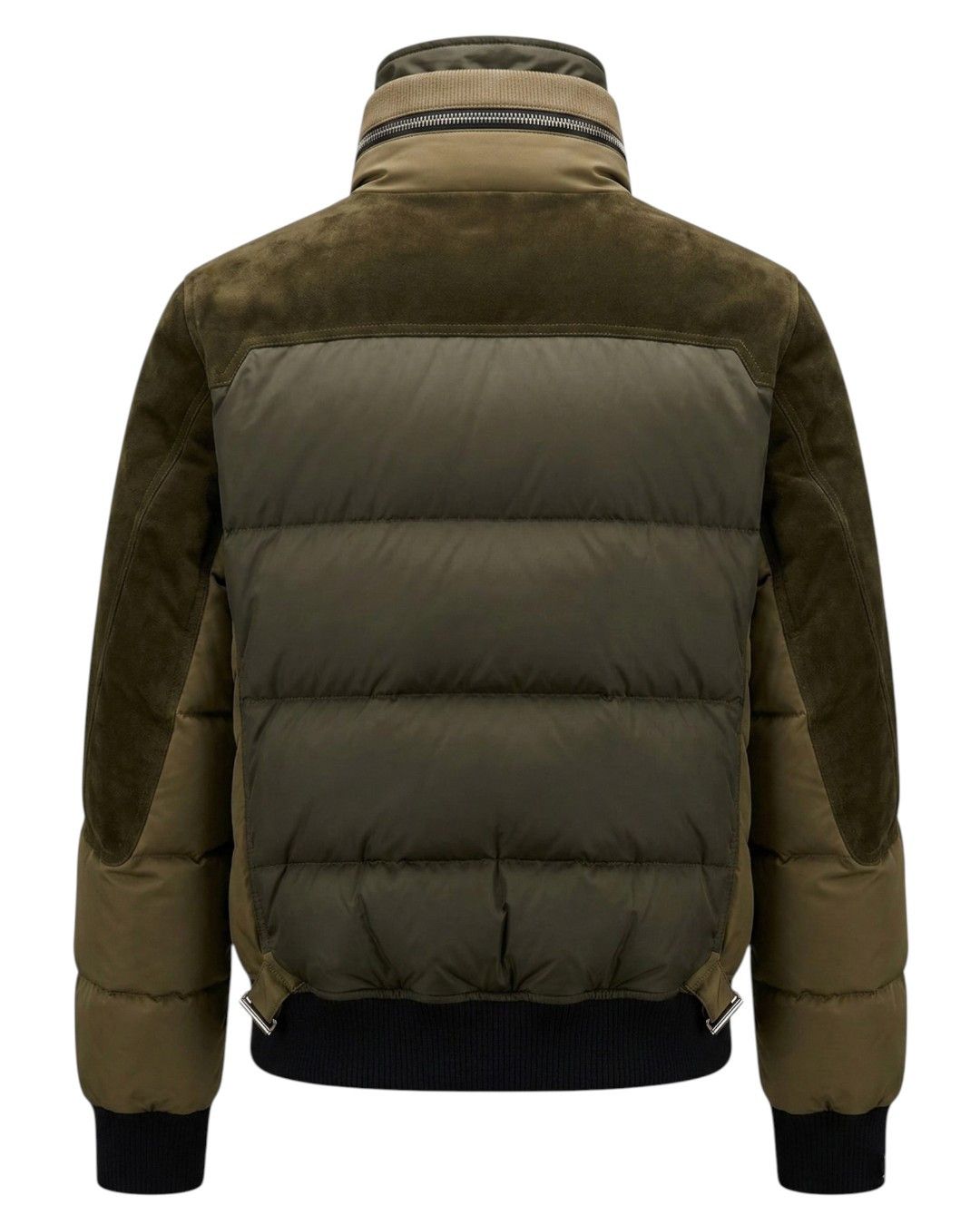 Balmain SUEDE GOOSE DOWN PUFFER JACKET Size US M / EU 48-50 / 2 - 2 Thumbnail