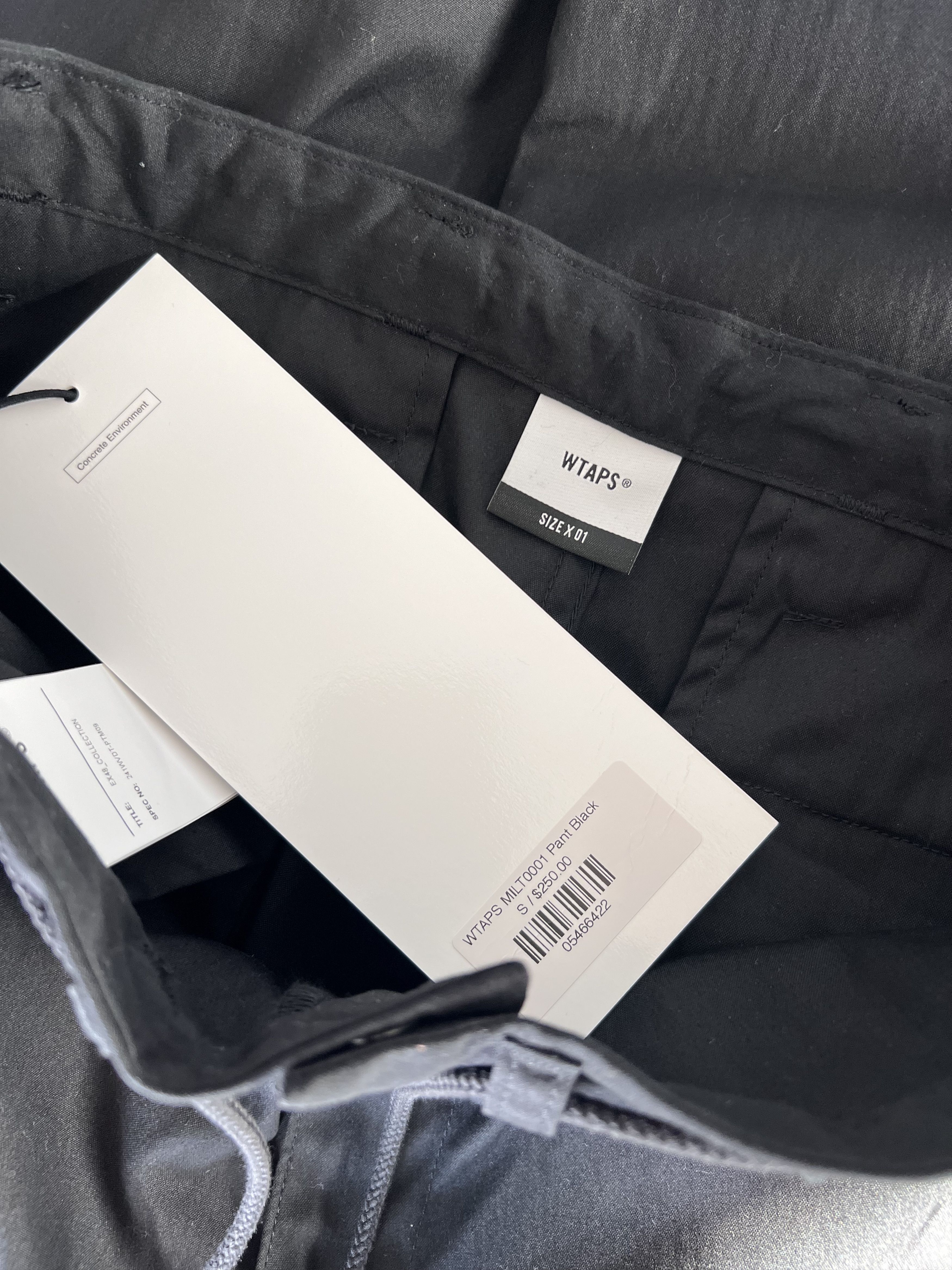 Wtaps WTAPS MILT0001 Cargo Pants in Black Size US 30 / EU 46 - 8 Thumbnail