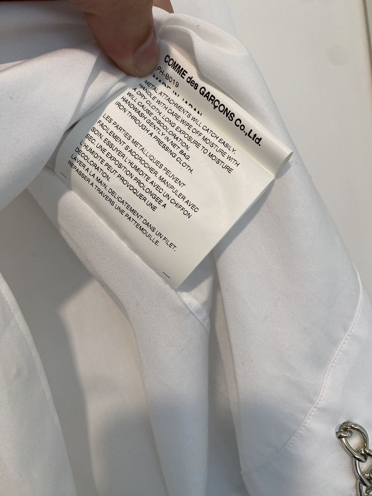 Comme des Garcons Homme Plus CDG Homme Plus - Broadcloth Shirt Size US M / EU 48-50 / 2 - 9 Thumbnail