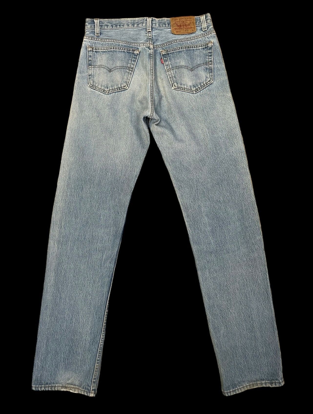 Levi's Vintage Late 80s Levi’s 501 Usa Jeans Ageing Faded Denim Size US 33 - 2 Thumbnail