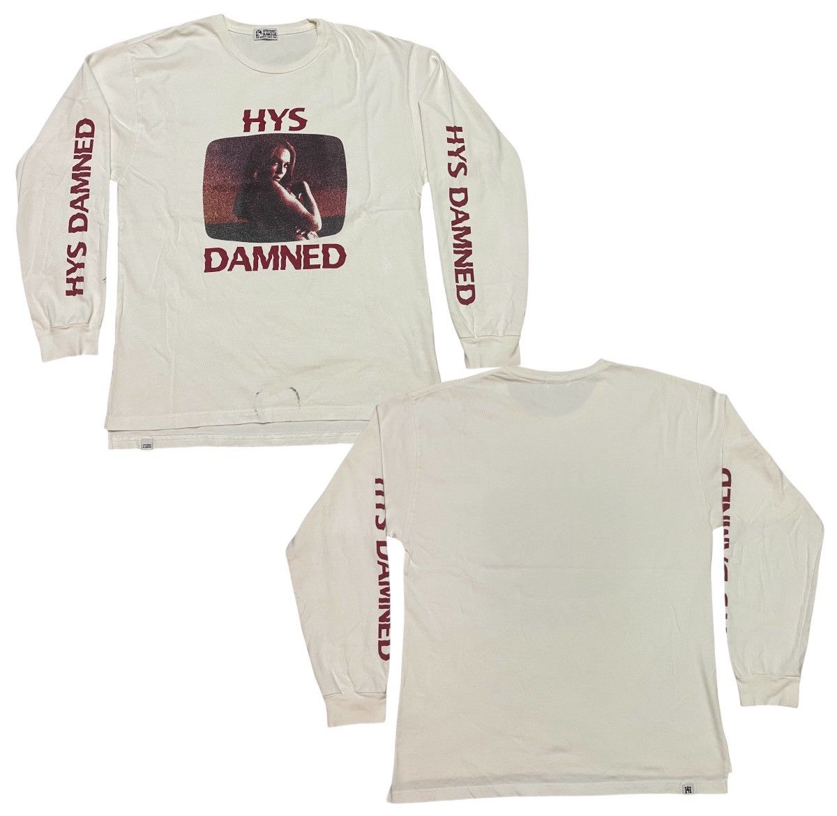 Hysteric Glamour 2010 HYSTERIC GLAMOUR HYS DAMNED TEES RARE DESIGN Size US S / EU 44-46 / 1 - 1 Thumbnail