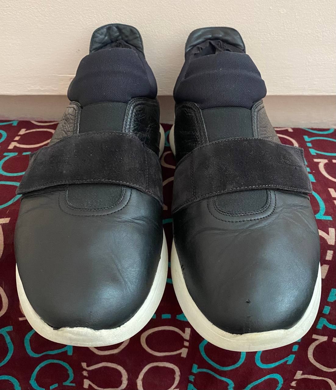 Salvatore Ferragamo 🔥 Salvatore Ferragamo Dion Slip On Sneaker 44 11.5 EE Black Size US 11.5 / EU 44-45 - 3 Thumbnail