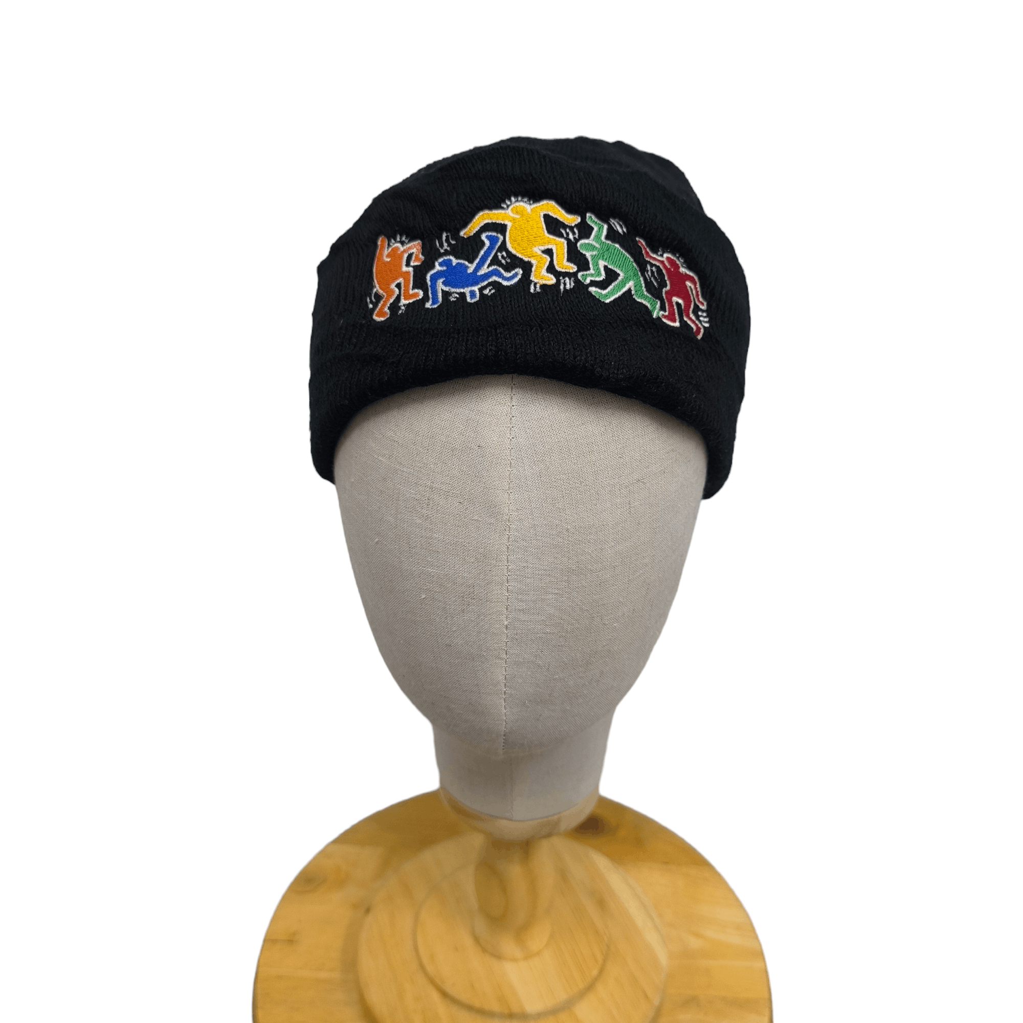 ✨Vintage keith haring art multicolor beanie hat