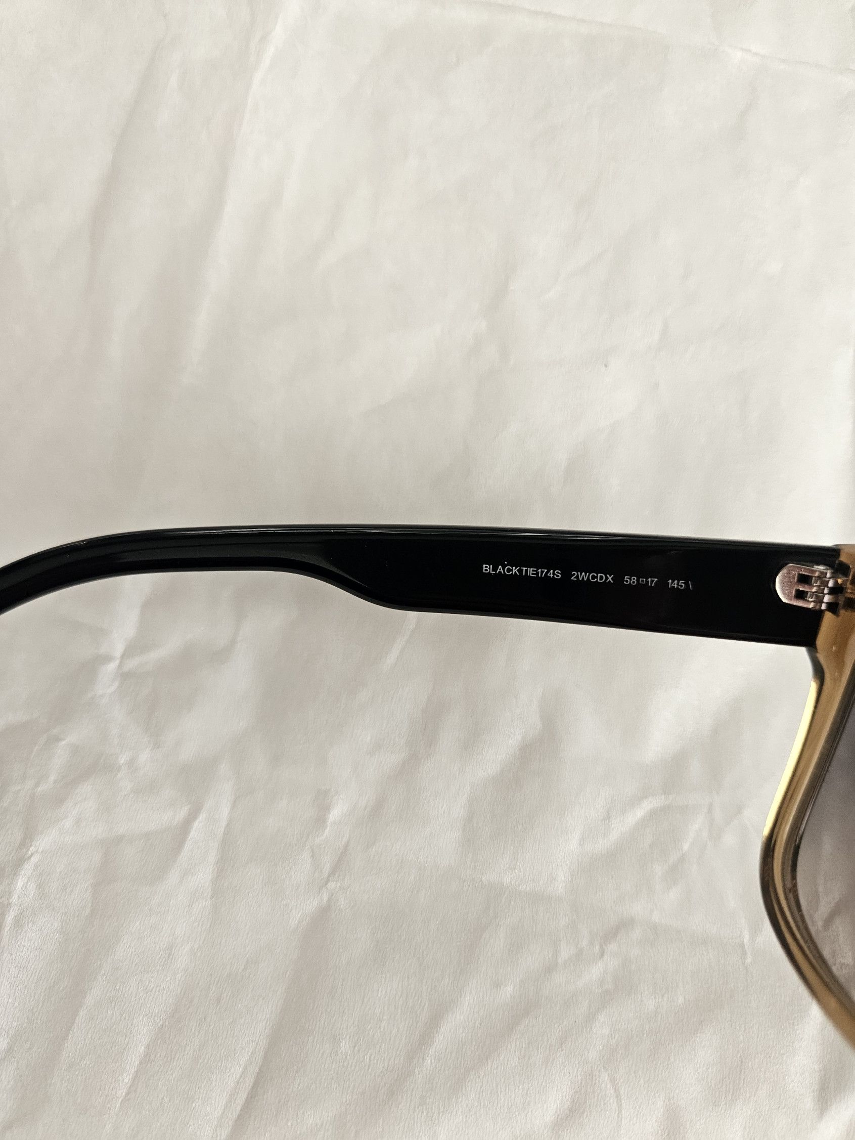 Dior Hedi slimane black tie "clous de paris" Size ONE SIZE - 10 Thumbnail