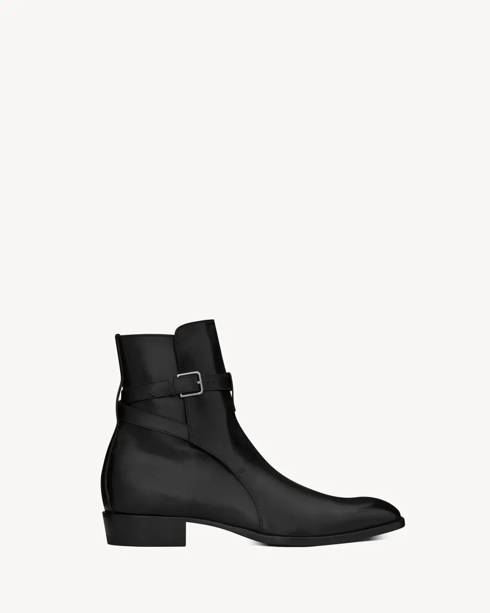 Saint Laurent Paris o1tr1nto0326 630482 Wyatt Jodhpur Boots Smooth Leather Size US 12 / IT 42 - 1 Thumbnail