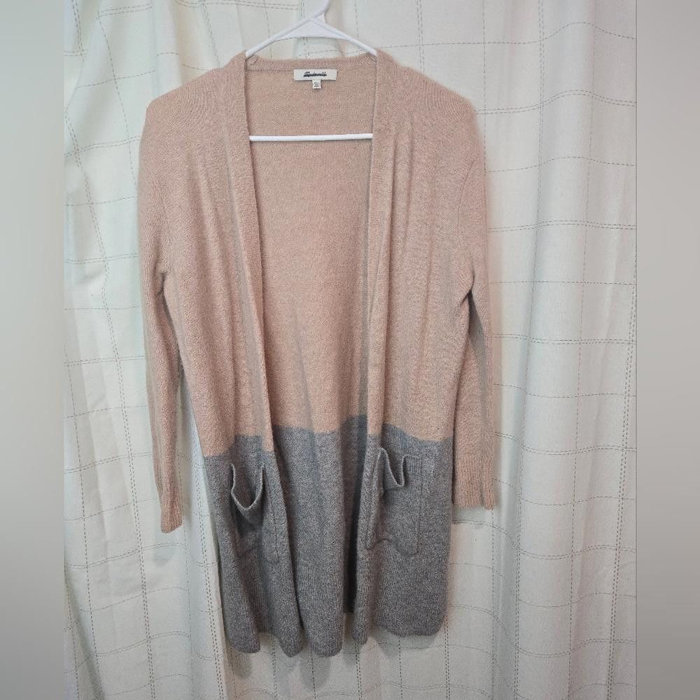 Madewell Madewell Kent Colorblock Cardigan Sweater in Coziest Yarn Size XXS / US 00 / IT 34 - 1 Thumbnail