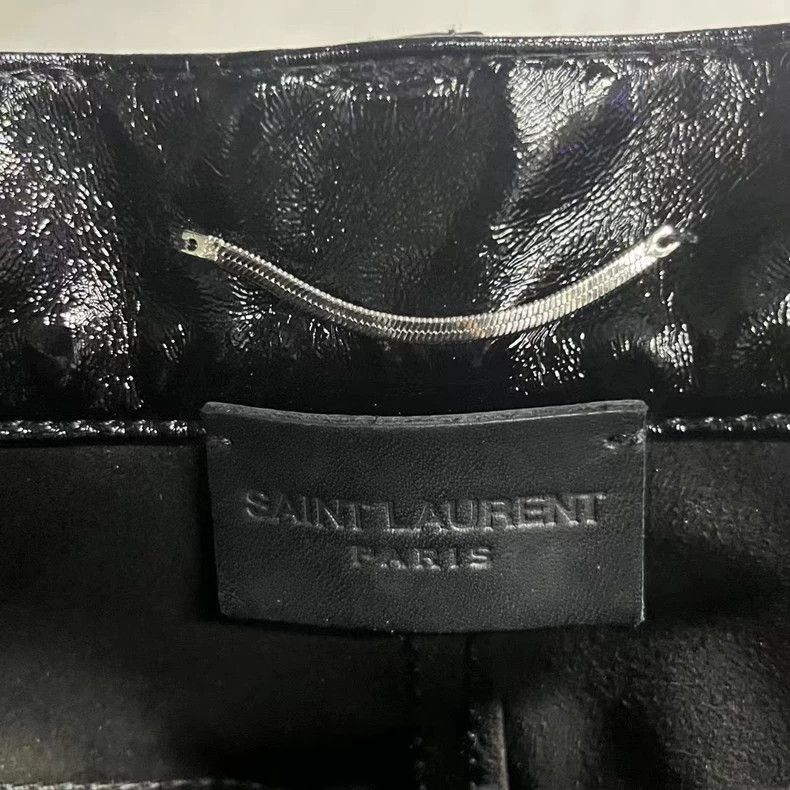 Saint Laurent Paris Black Skinny Mid-Waist Casual Pants-2507 Size US 30 / EU 46 - 7 Thumbnail