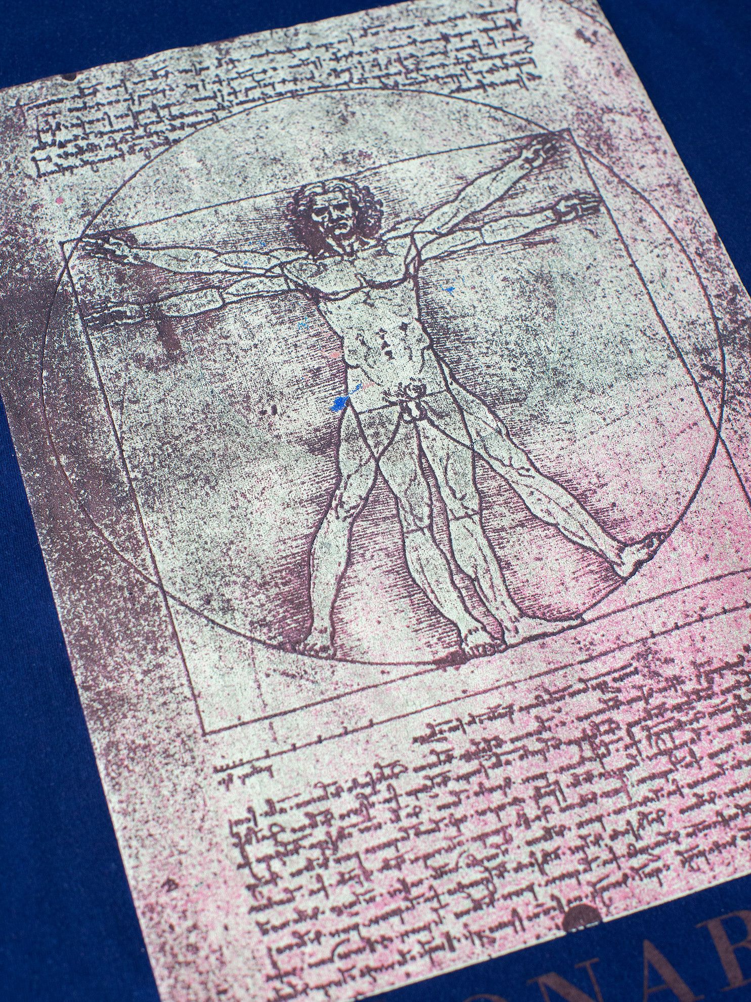 Arts & Science Vintage 90s Leonardo Da Vinci Art Italy Renaissance T-Shirt Size US XL / EU 56 / 4 - 4 Thumbnail