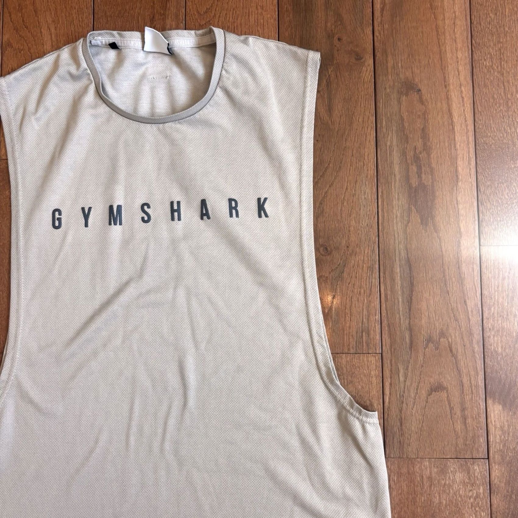 Gymshark Gymshark Tank Top Mens Beige Black sz M Sleeveless Shirt Muscle Size US M / EU 48-50 / 2 - 2 Thumbnail