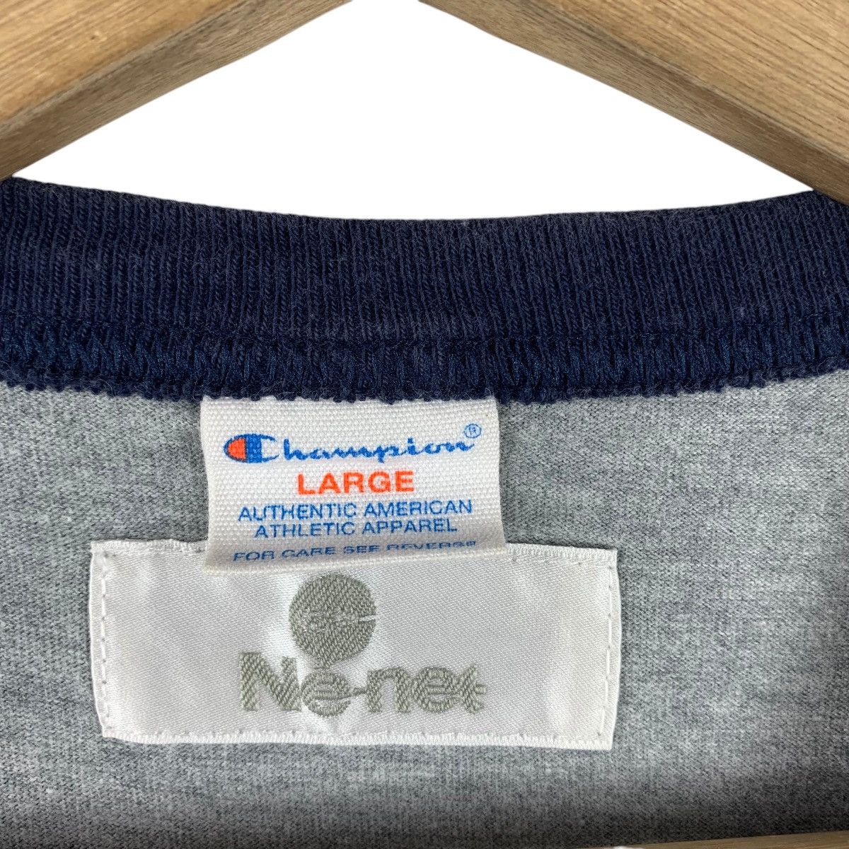 Champion × Issey Miyake × Ne-Net CHAMPION X NE- NET Issey miyake nenet logo japanesebrand tee Size US L / EU 52-54 / 3 - 3 Thumbnail