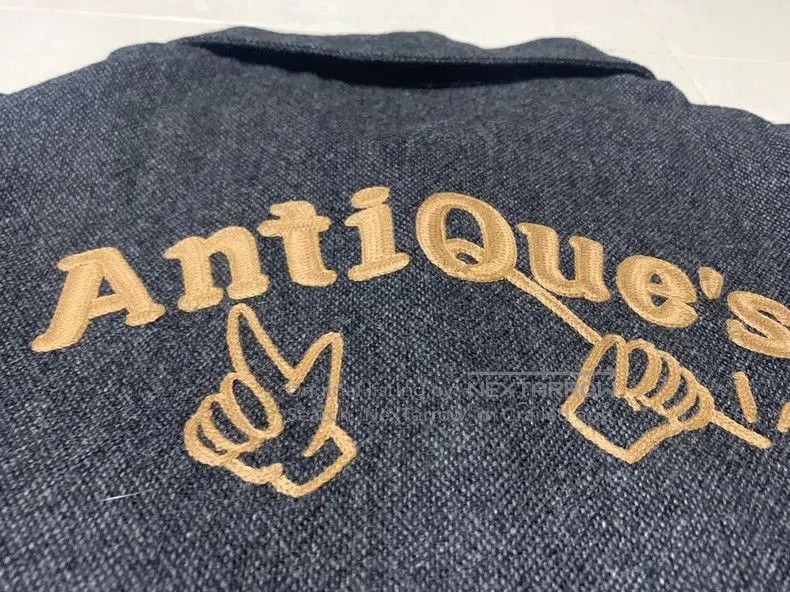 Japanese Brand Gangsterville Wool Shirt Black Style. Size US M / EU 48-50 / 2 - 5 Thumbnail