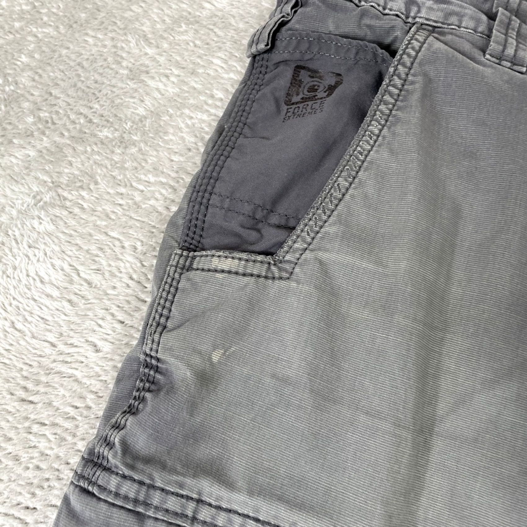 Carhartt VINTAGE Carhartt Cargo Pants Mens 38x30 Gray Force Extremes Ripstop Work Size US 36 / EU 52 - 6 Thumbnail