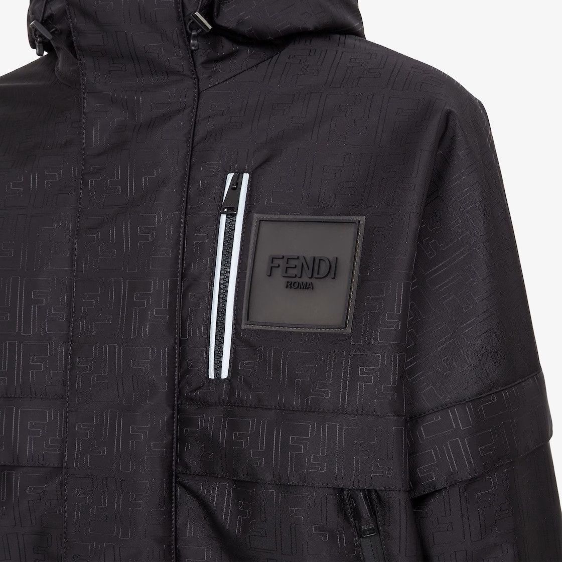 Fendi o1loc1c0824 Ski Jacket in Black Size US XS / EU 42 / 0 - 3 Thumbnail