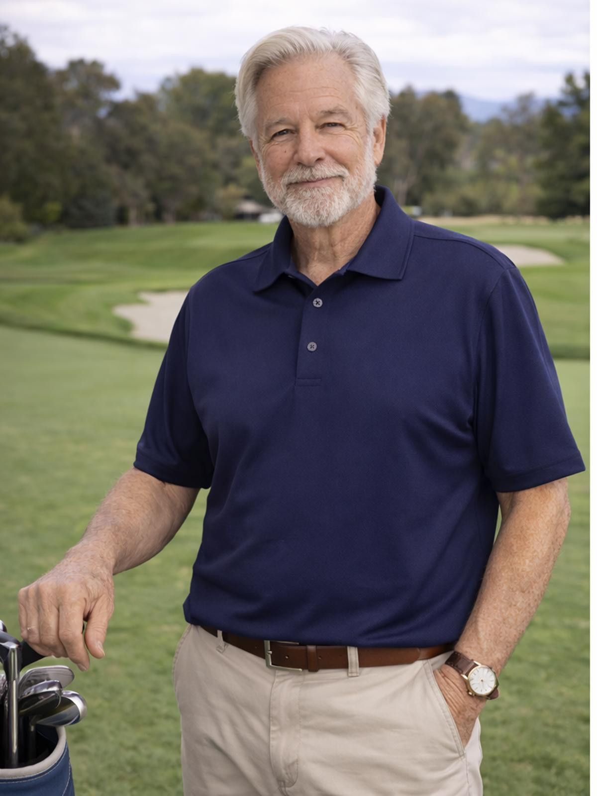 Lone Cypress By Pebble Beach Pebble Beach Performance Polo Shirt XXXL 3X Navy Blue Golf Size US XXL / EU 58 / 5 - 1 Thumbnail