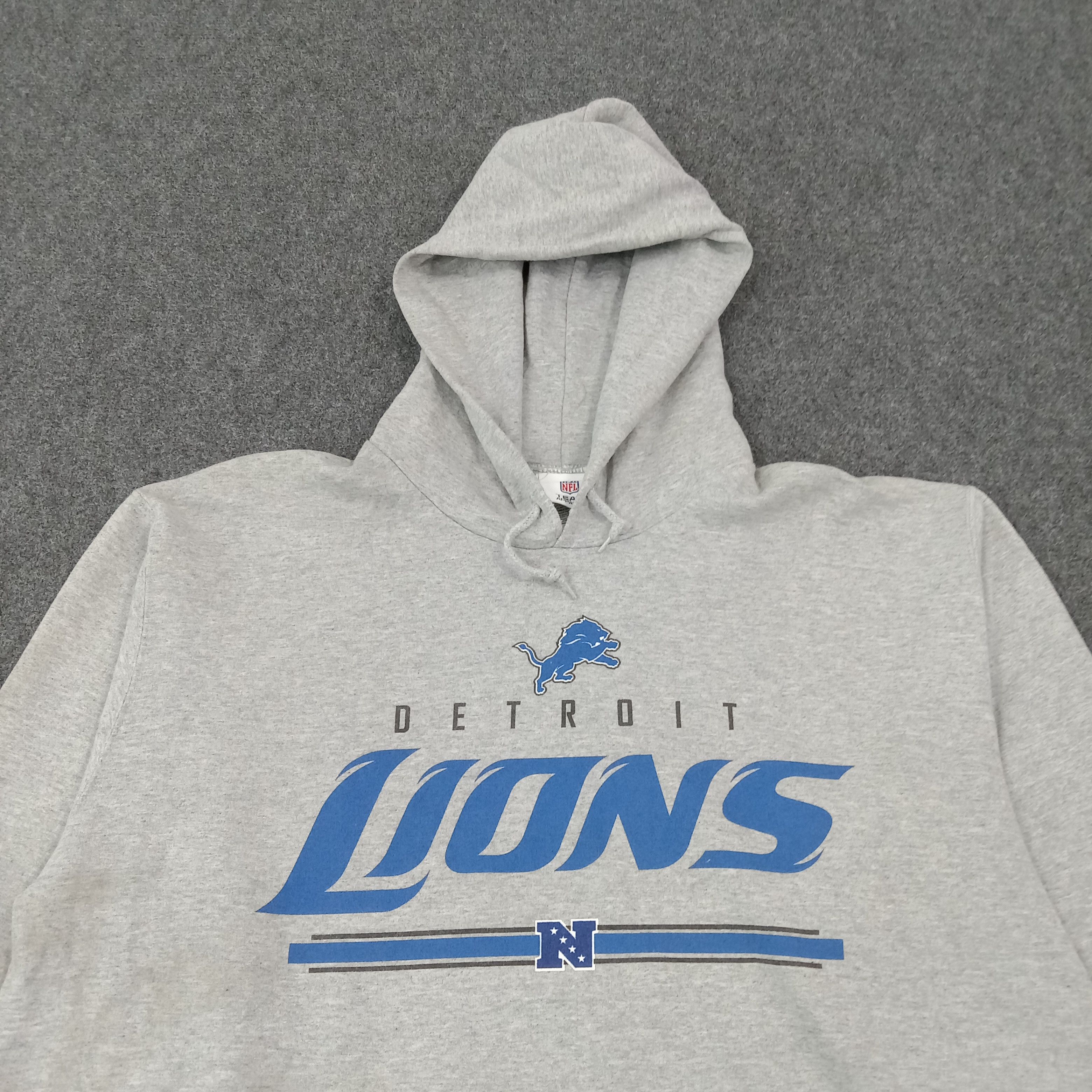 NFL Detroit Lions American Football Team Hoodie C264N4 Size US XL / EU 56 / 4 - 2 Thumbnail
