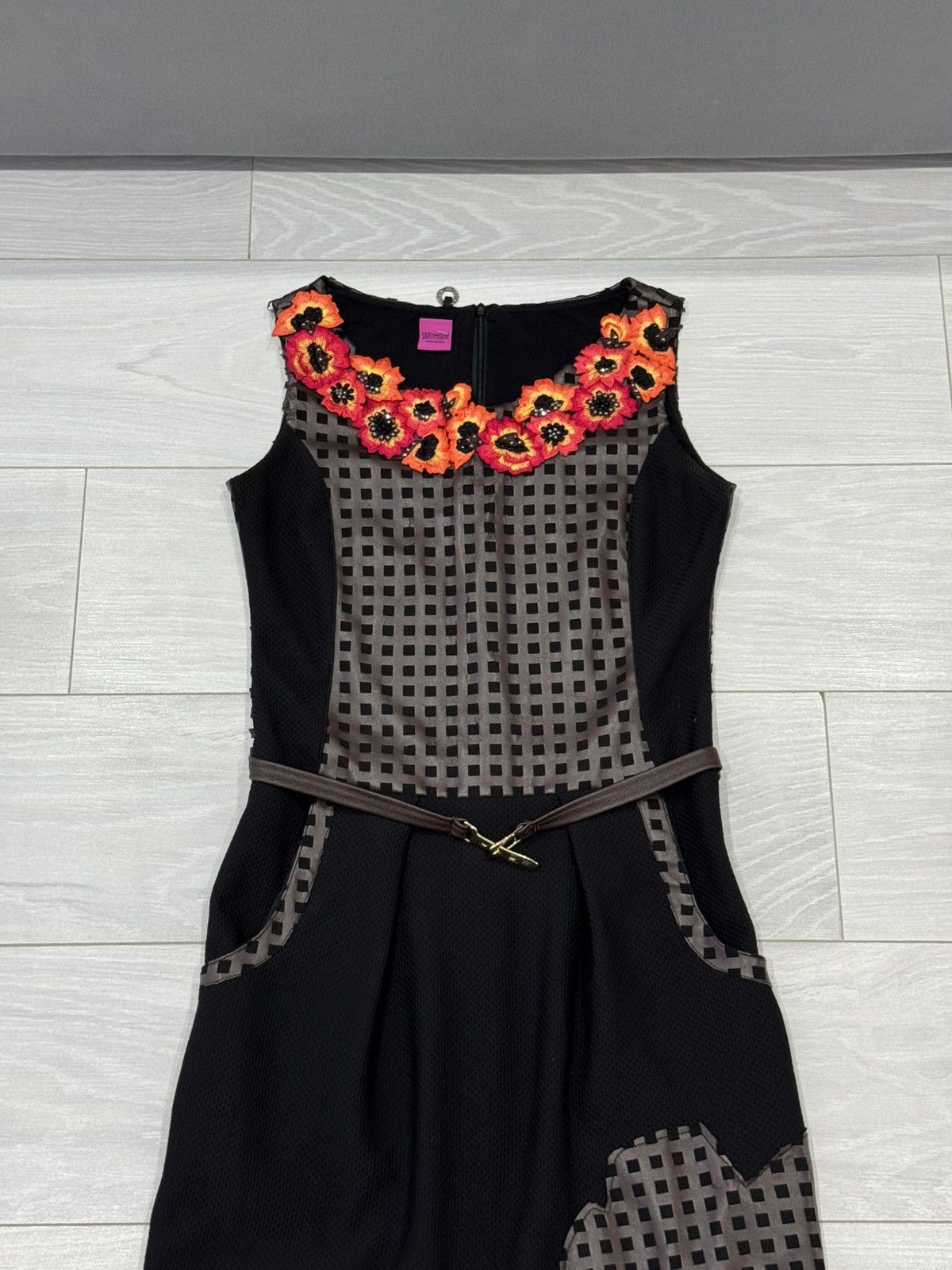 Other Y2K Save The Queen Multicolour Checked Glamour Dress Size S / US 4 / IT 40 - 2 Thumbnail