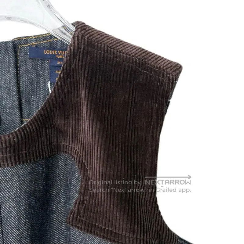 Louis Vuitton Louis Vuitton Gray Cotton Blend Dress . Size L / US 10 / IT 46 - 3 Thumbnail