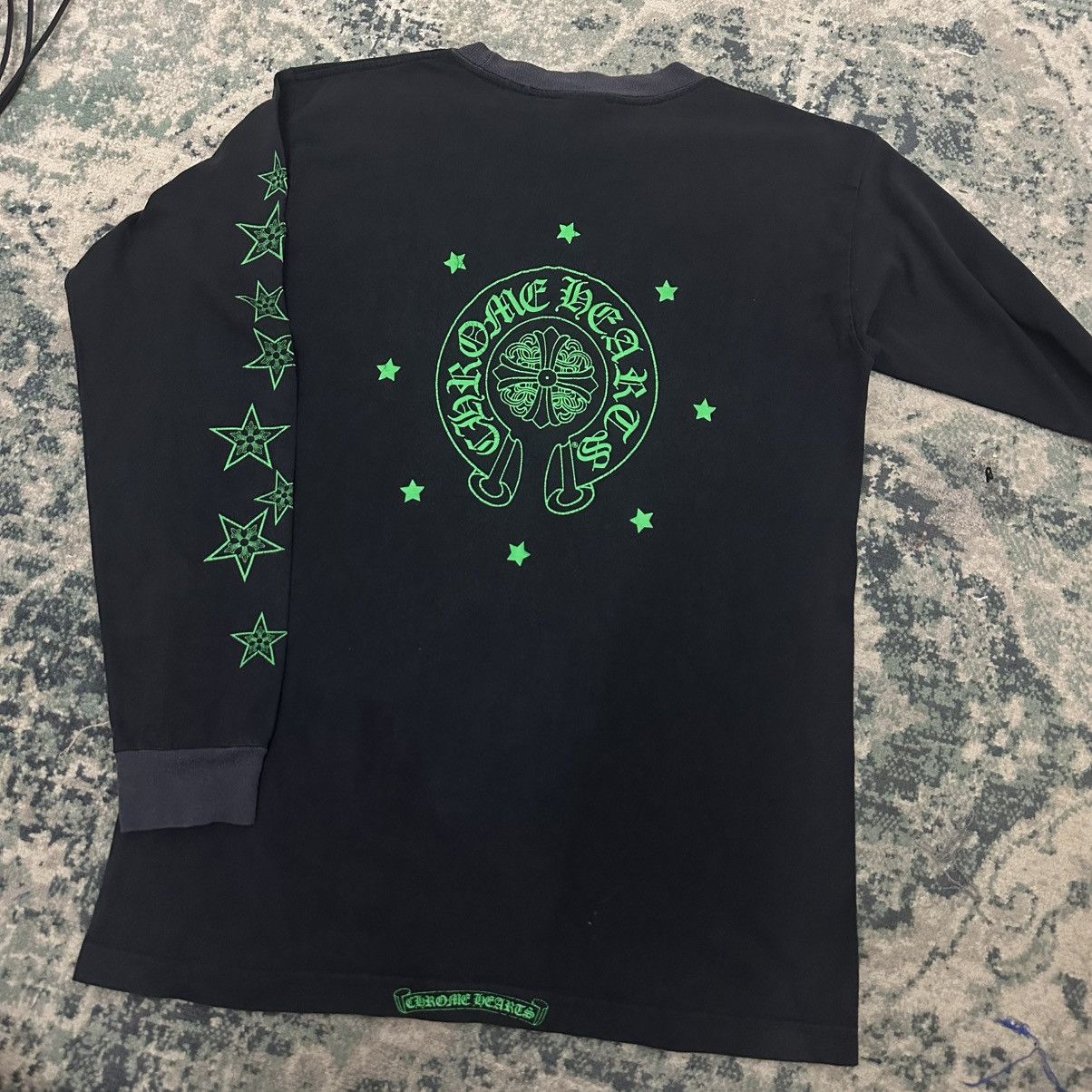 Chrome Hearts Vintage Chrome Hearts Black Green L/S Tee ✅✅ Size US M / EU 48-50 / 2 - 1 Thumbnail