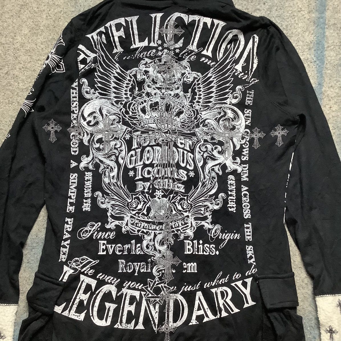 14th Addiction × KMRii × Seditionaries Vintage Bondage Style Glitz Affliction Japanese Brand Size US M / EU 48-50 / 2 - 15 Thumbnail