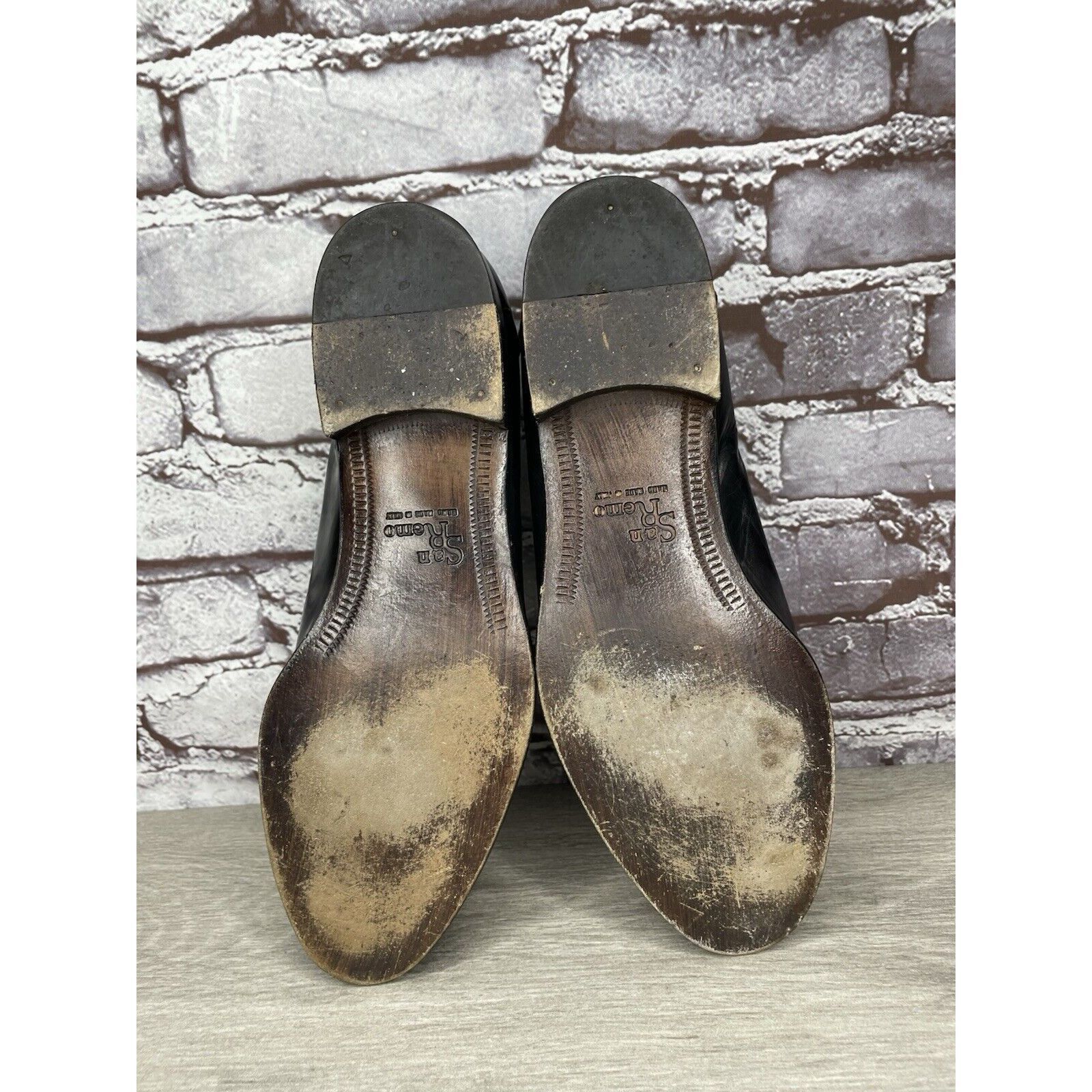 Other San Remo Black Leather Croc Kilte Tassel Dress Loafers Men S Size US 9.5 / EU 42-43 - 16 Thumbnail