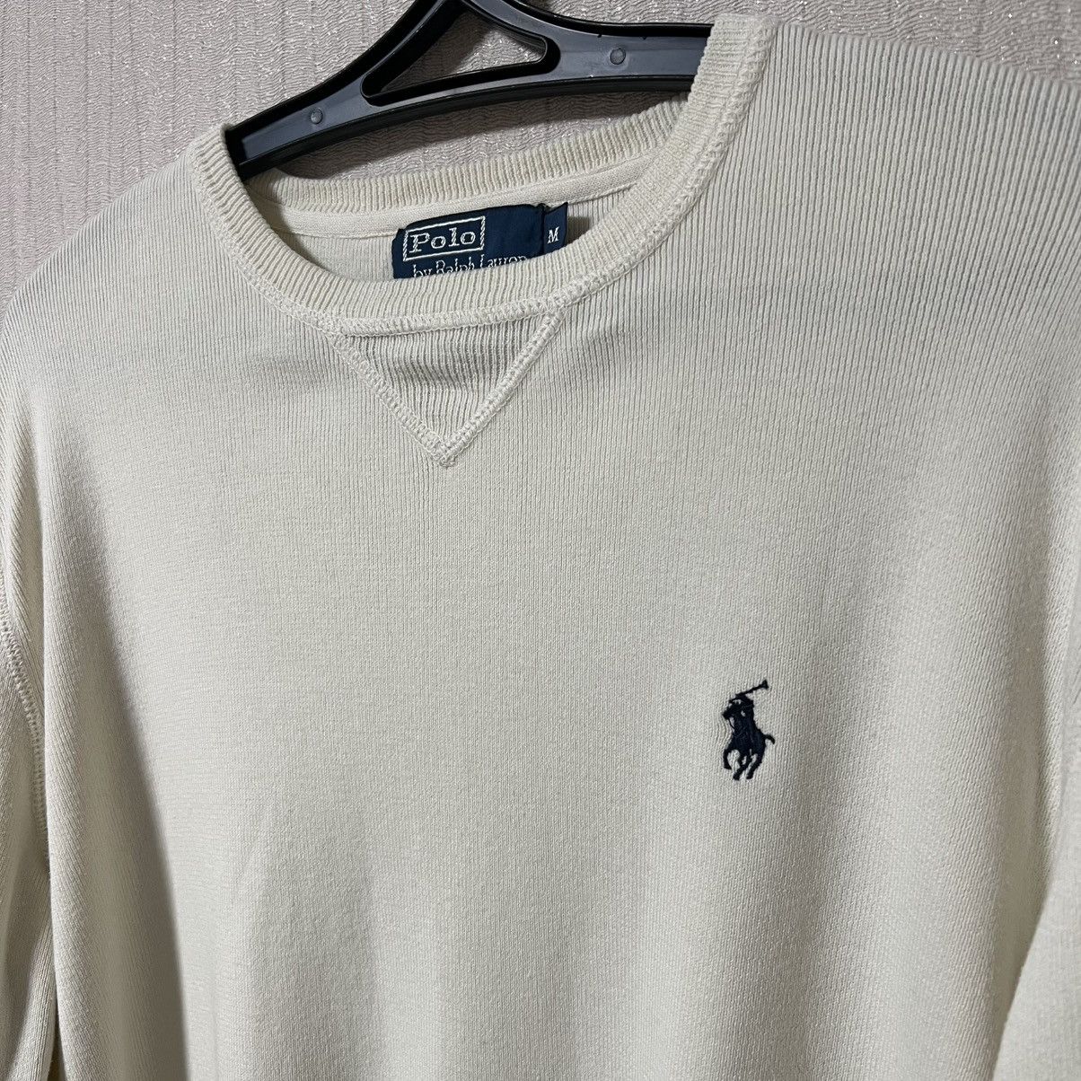 Polo Ralph Lauren Polo Ralph Lauren Sweater Sweatshirt Size M Color Milk White Size US M / EU 48-50 / 2 - 3 Thumbnail