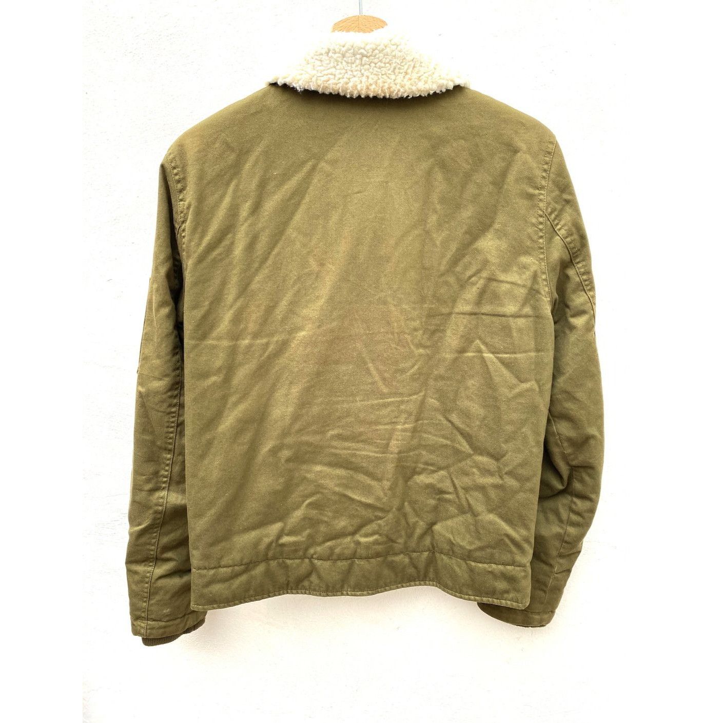 The Kooples Kaki Bomber Jacket Size US S / EU 44-46 / 1 - 5 Thumbnail